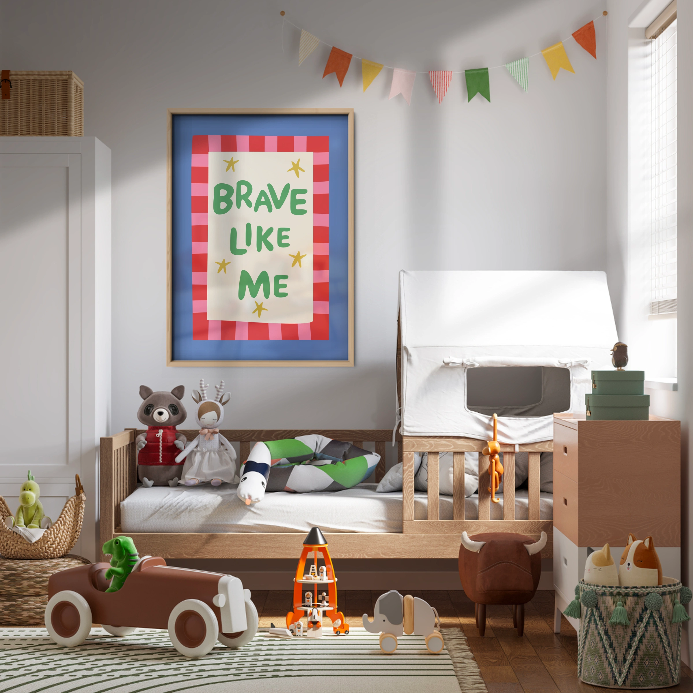 Brave Like Me Nursery Print