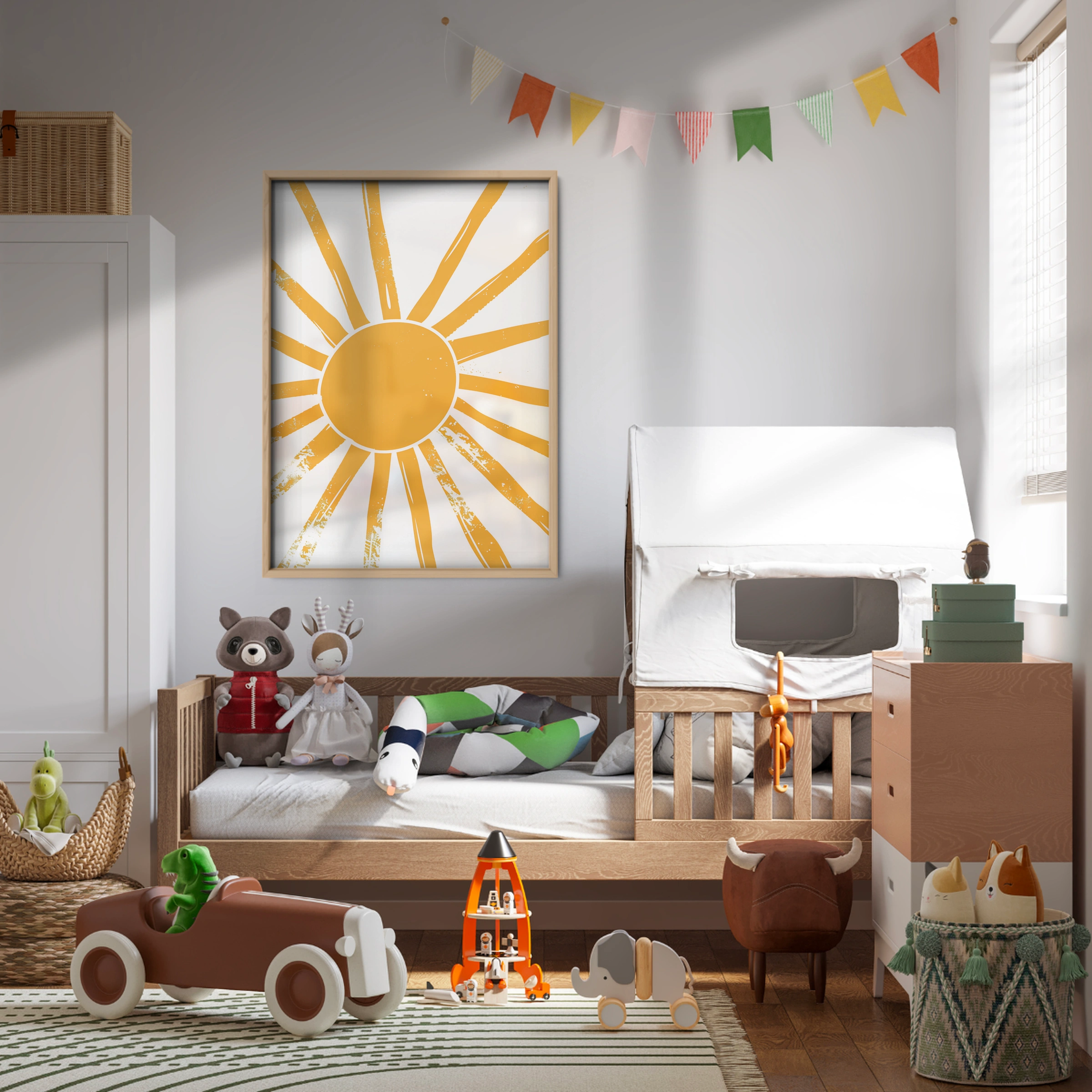Bright Sun Nursery Print