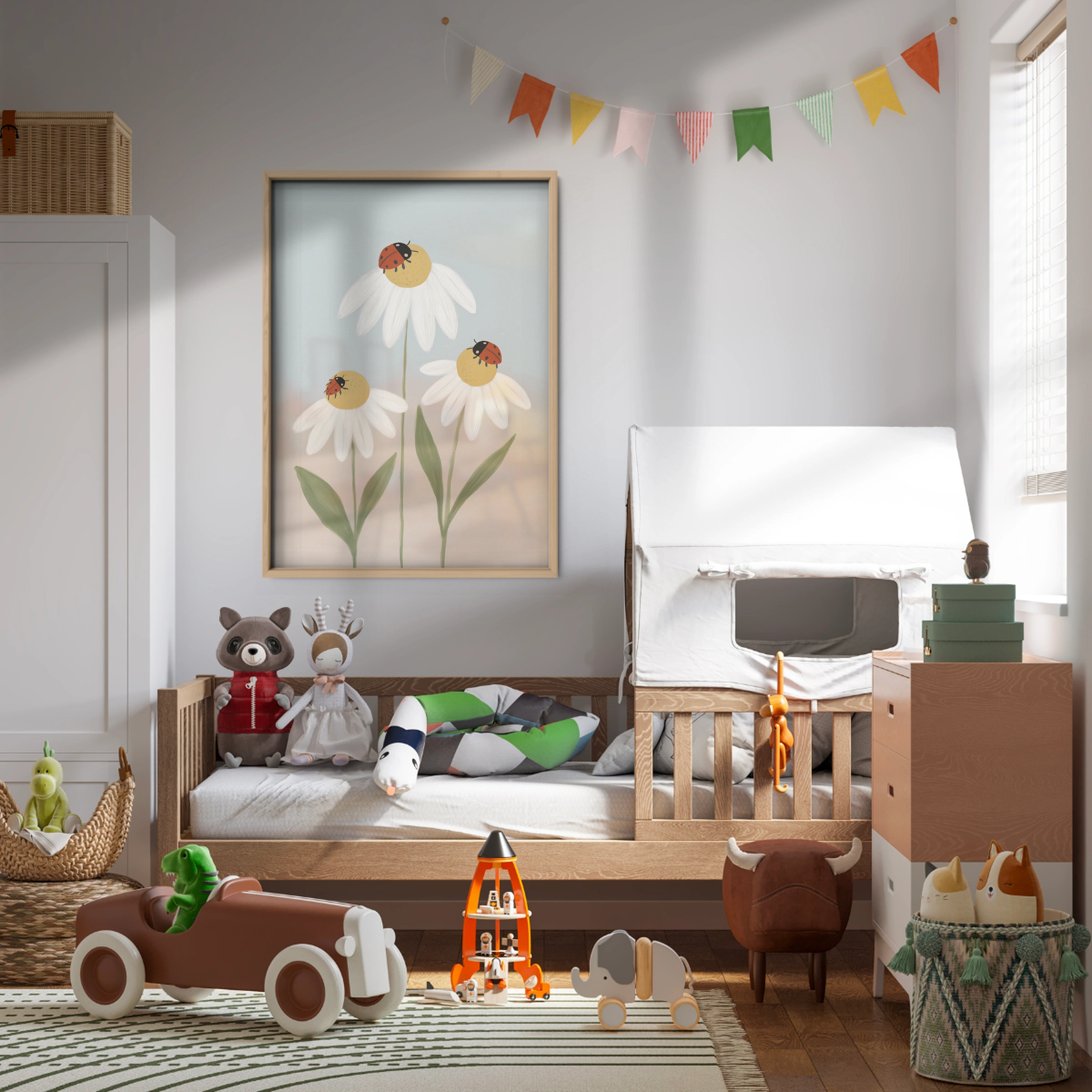 Bunch of Daisies Nursery Print