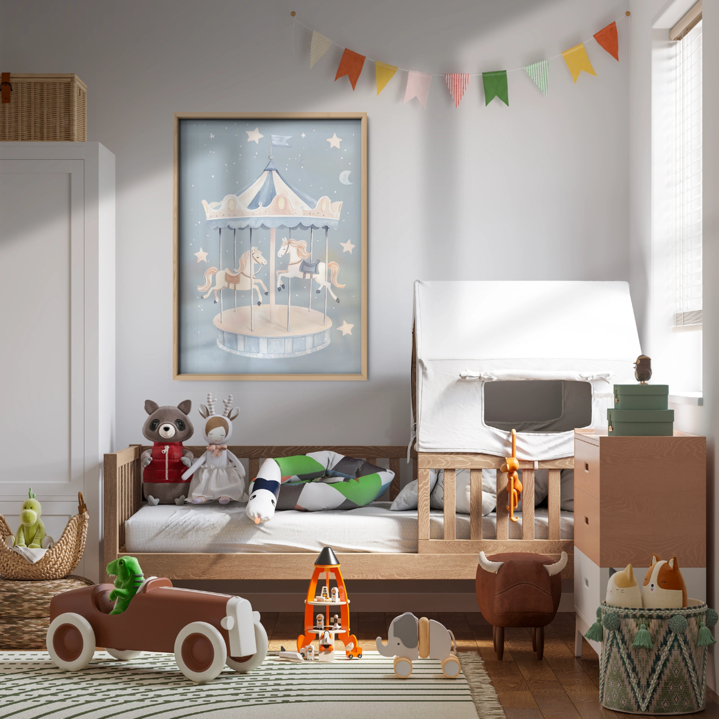 Carousel Nursery Print
