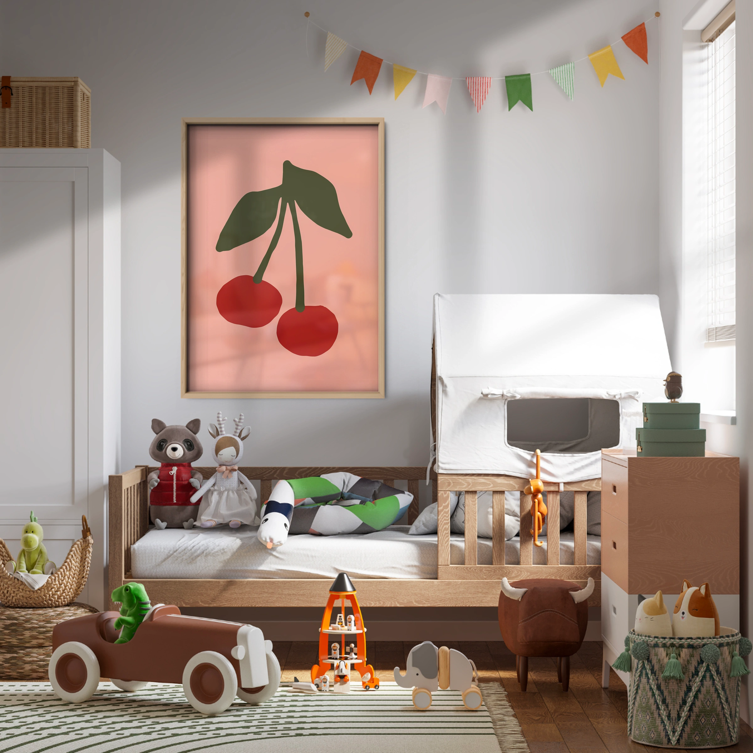Cherries Nursery Print