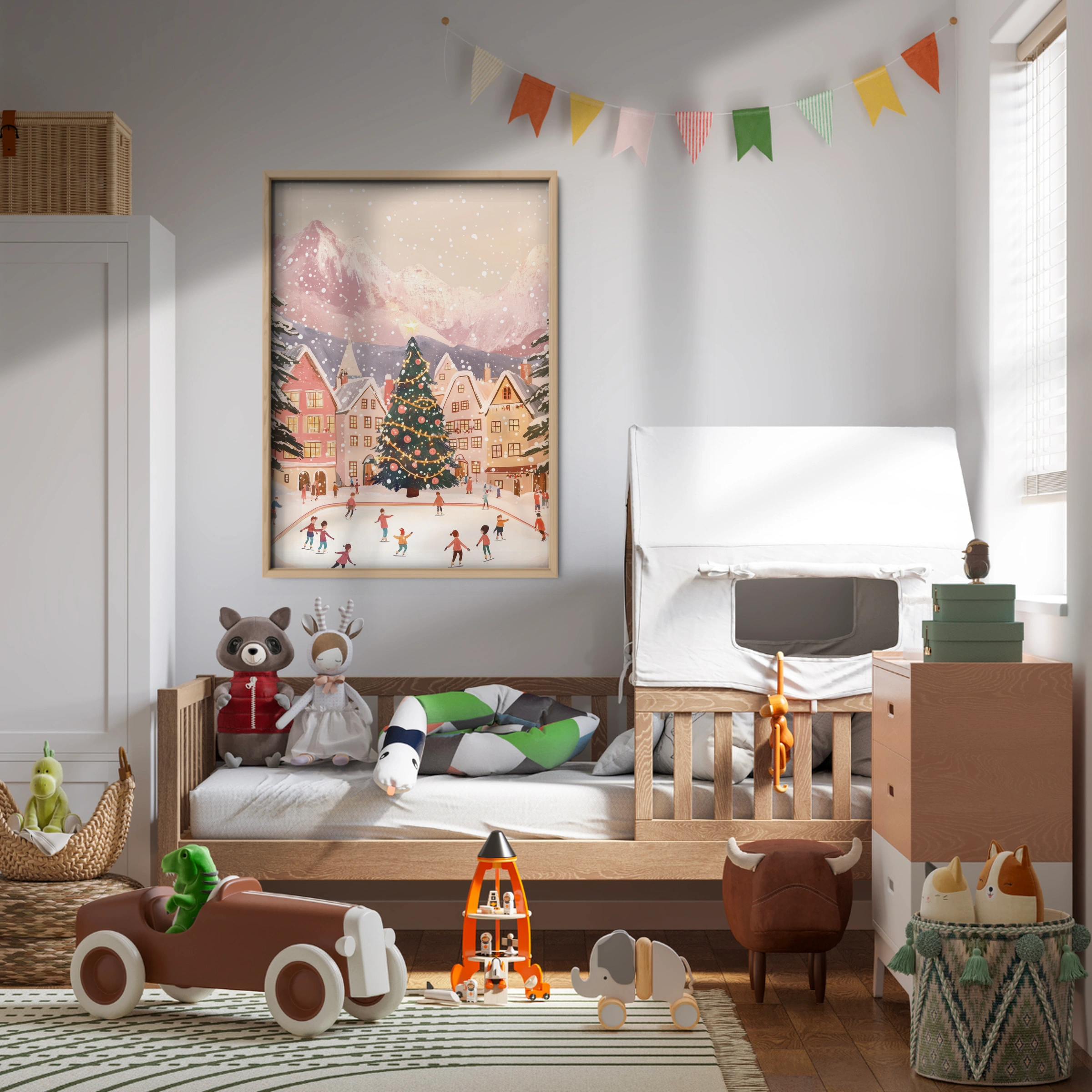 Christmas Village Christmas Print