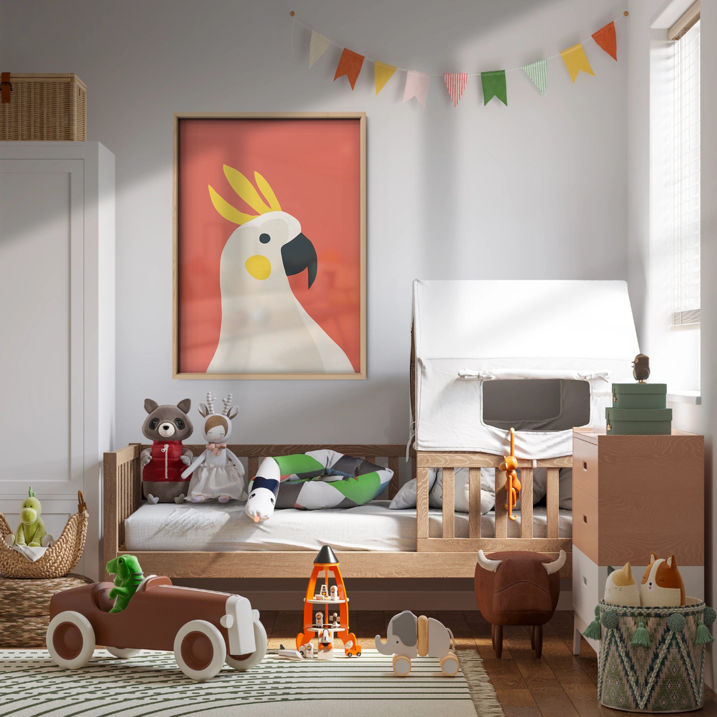 Cockatoo Nursery Print