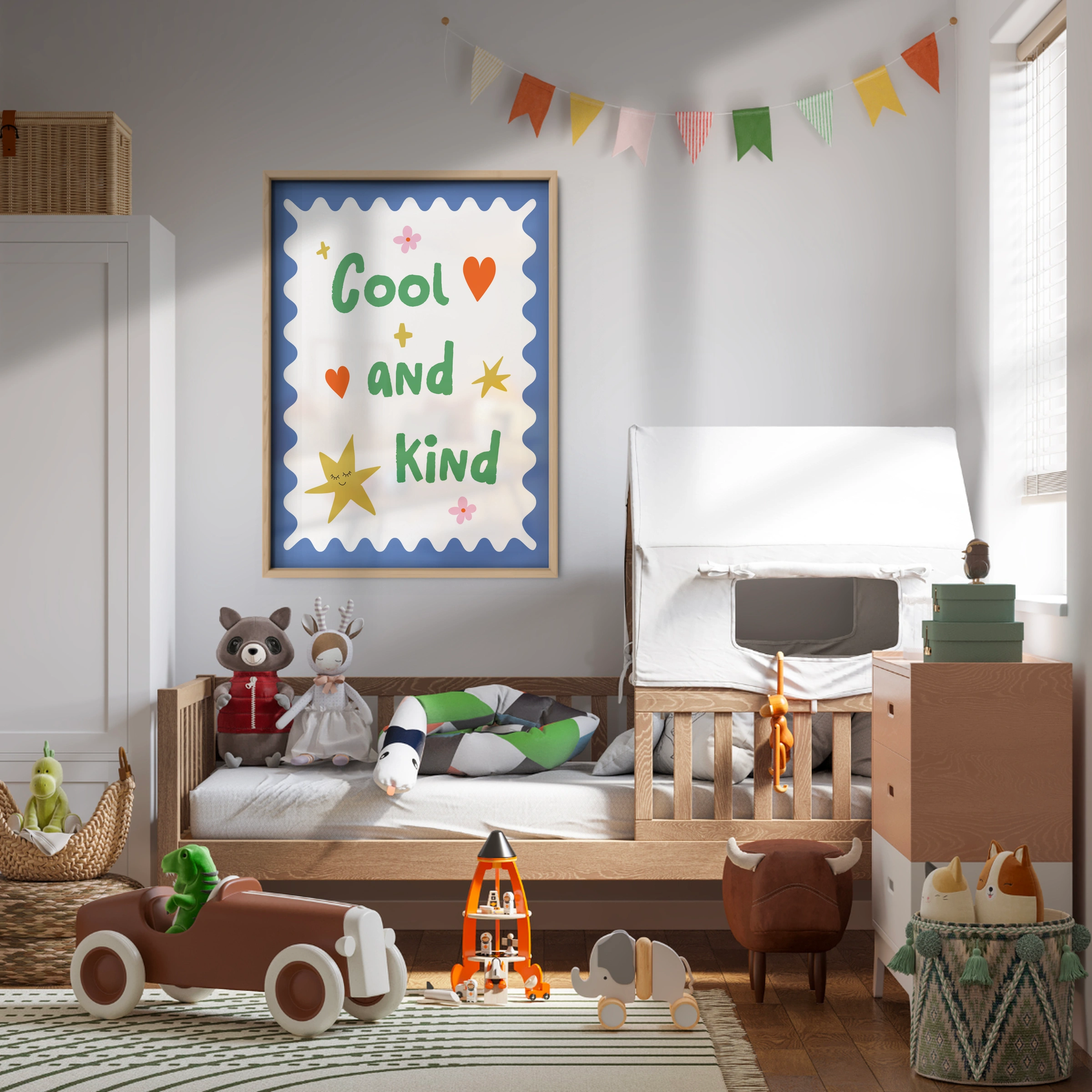 Cool And Kind Nursery Print