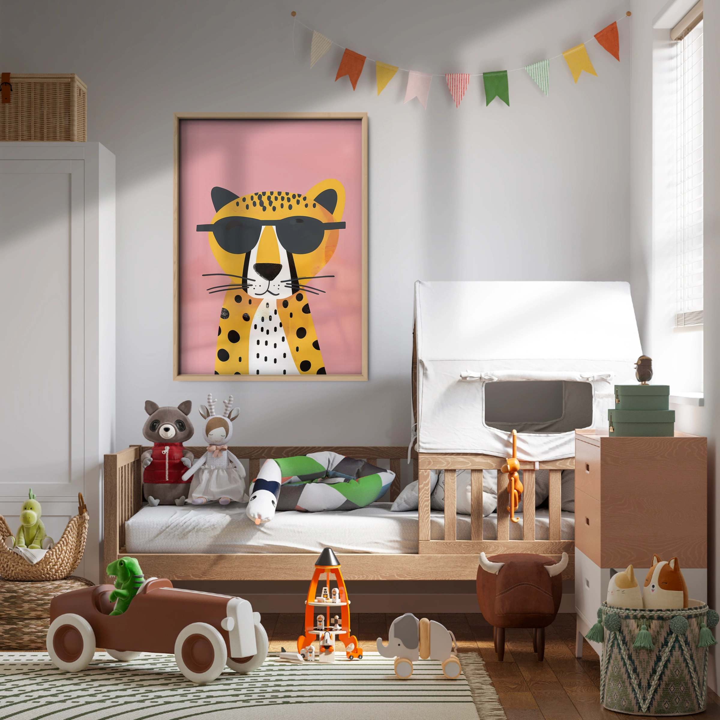 Cool Cheetah Nursery Print