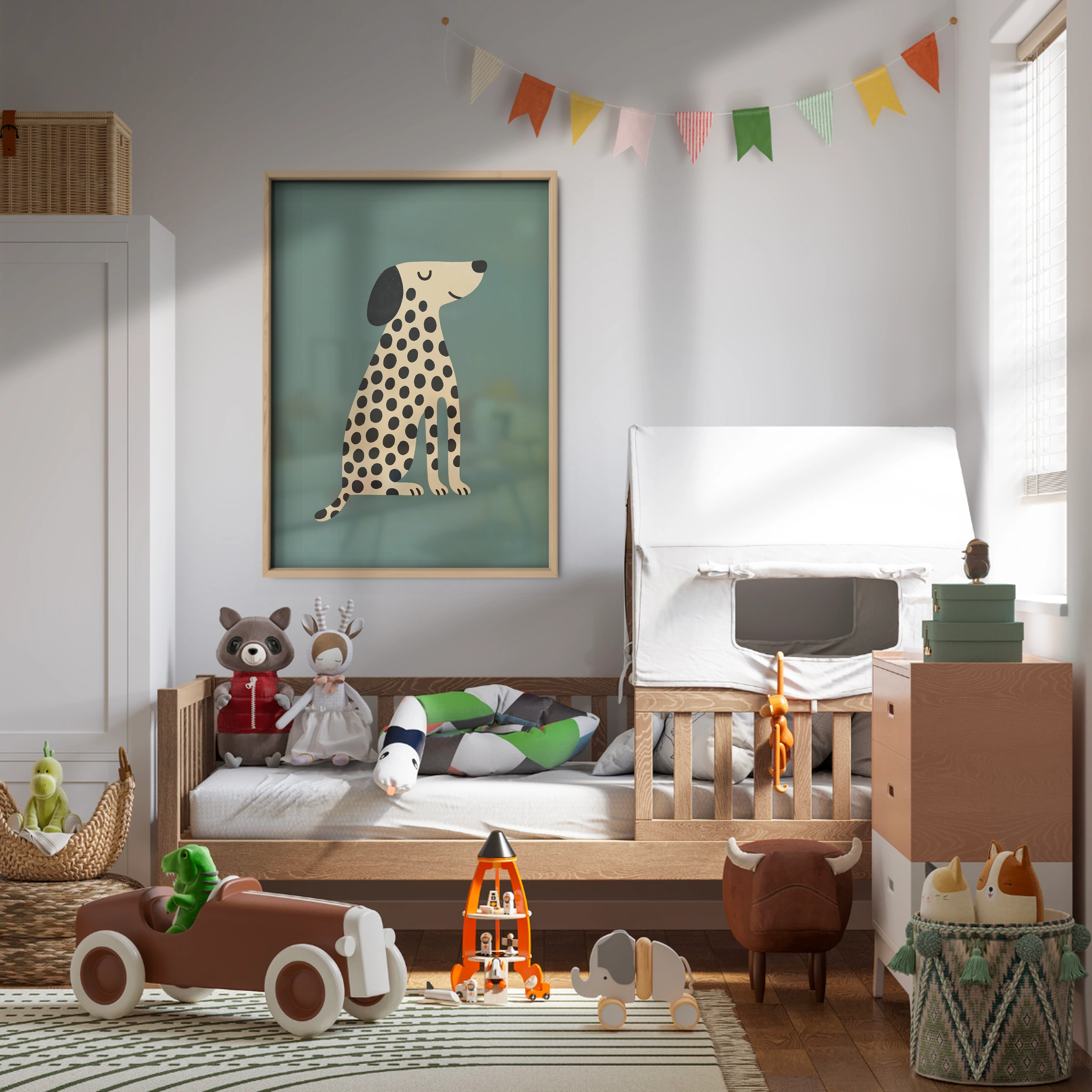 Cool Kids Club Arch Nursery Print - kids room wall art print