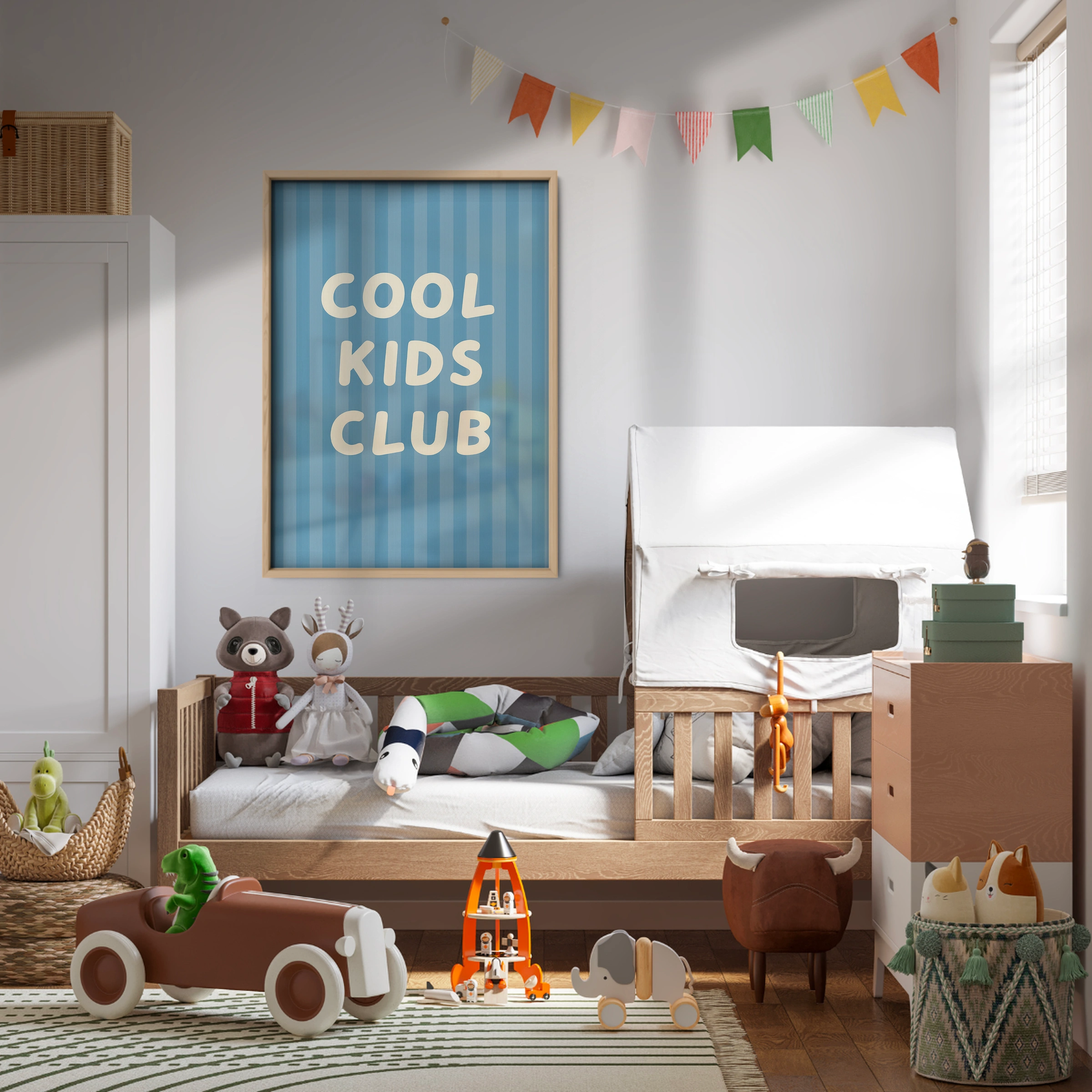 Cool Kids Club Five Nursery Print