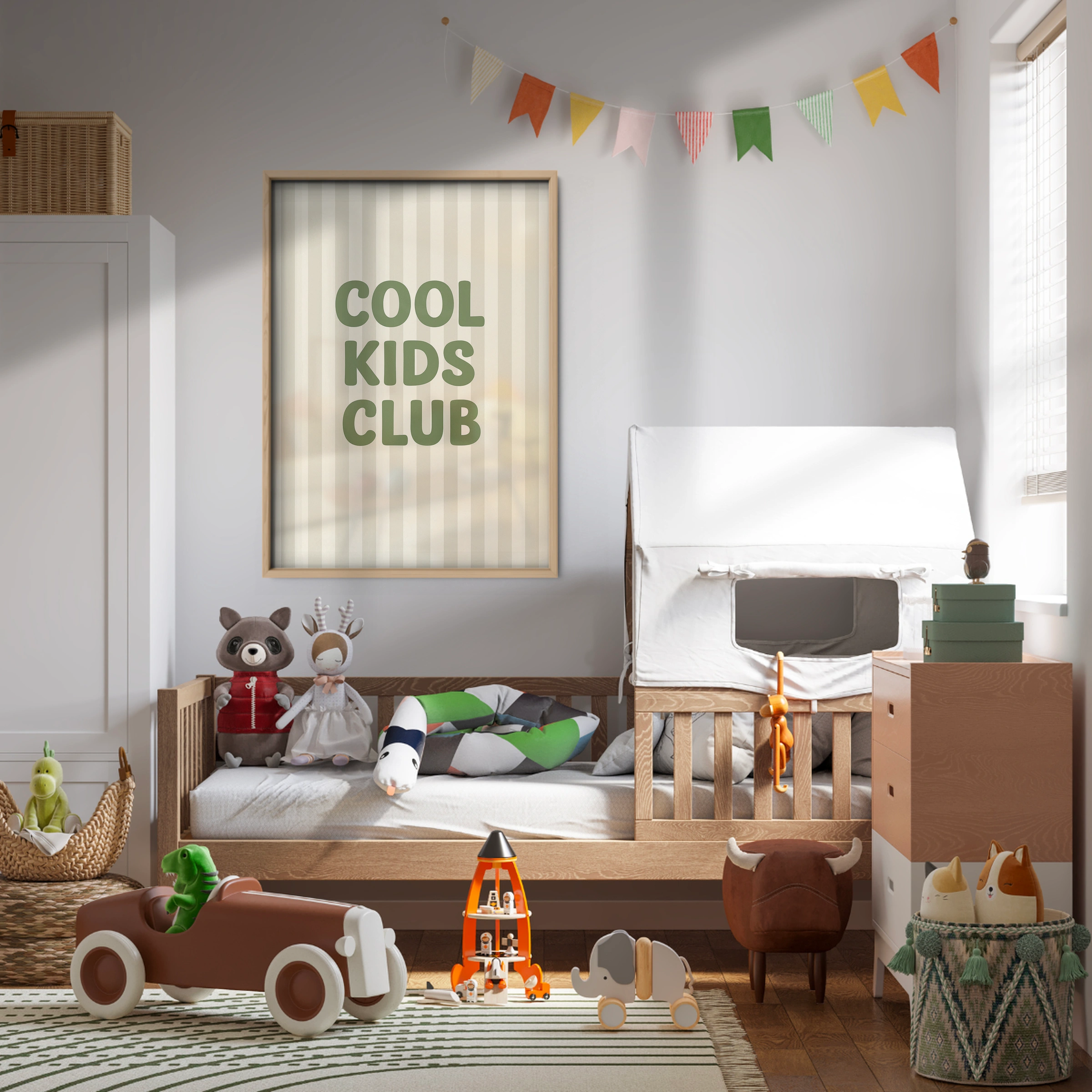 Cool Kids Club Four Nursery Print