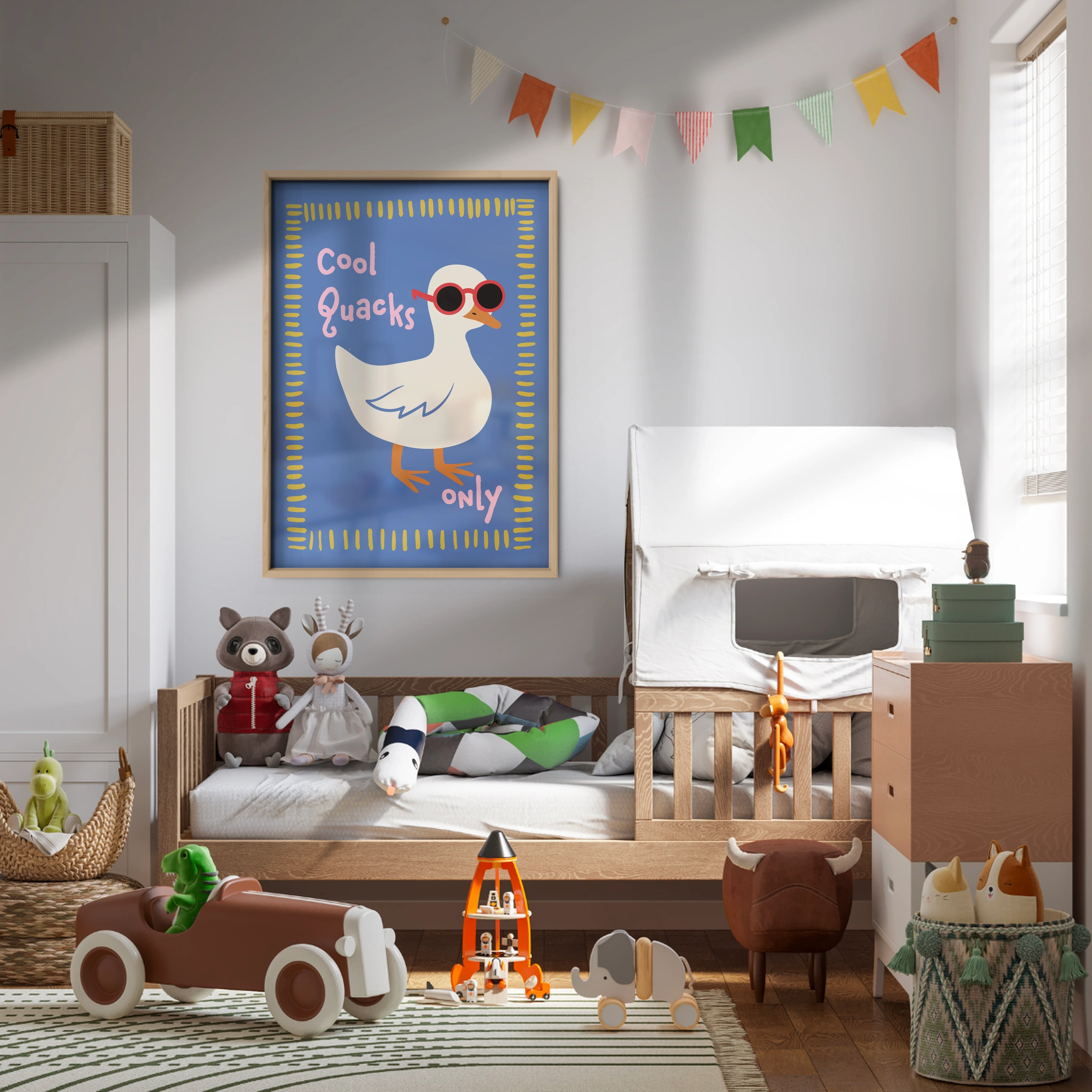 Cool Quacks Only Nursery Print