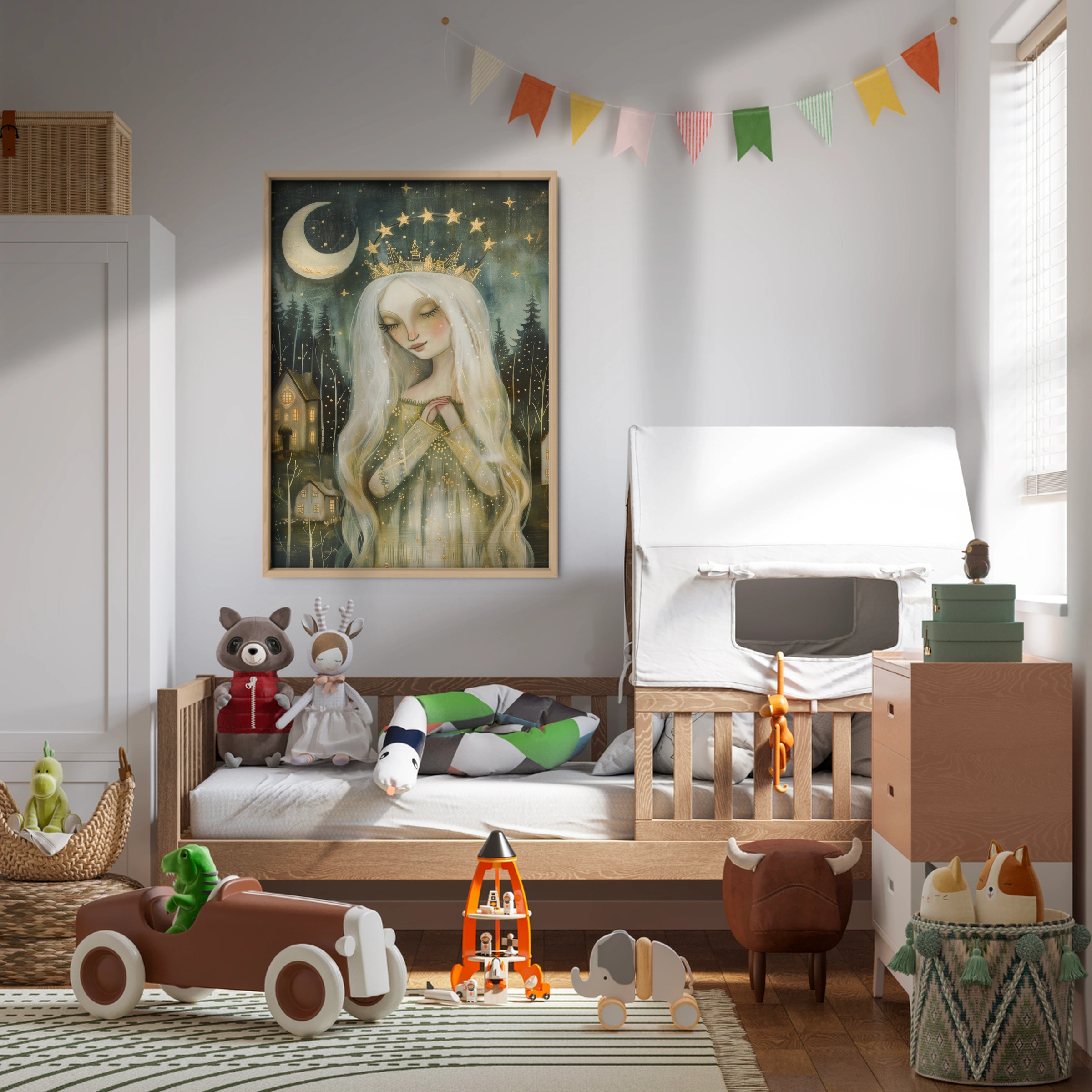 Crowned Princess Nursery Print