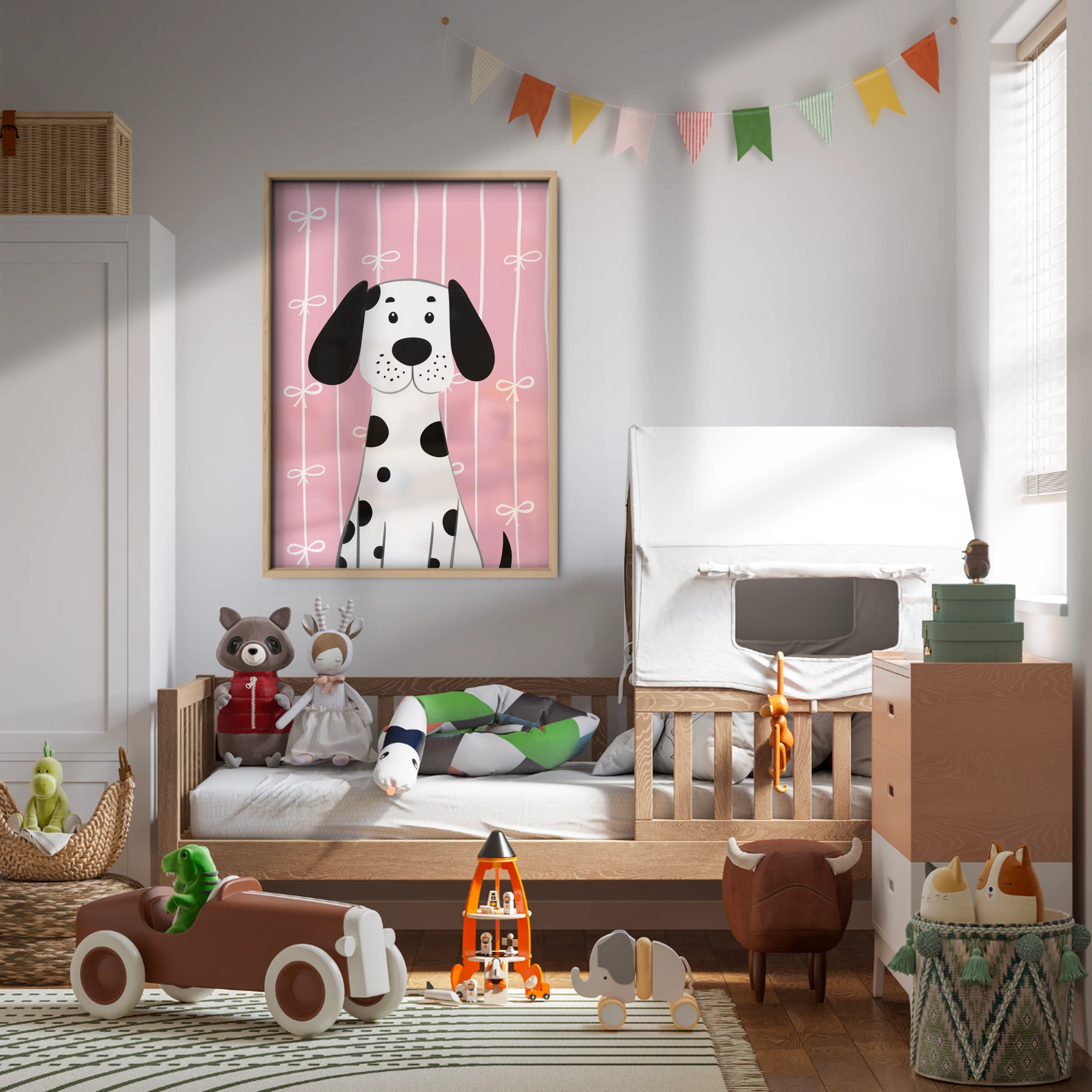 Dalmatian Puppy Nursery Print