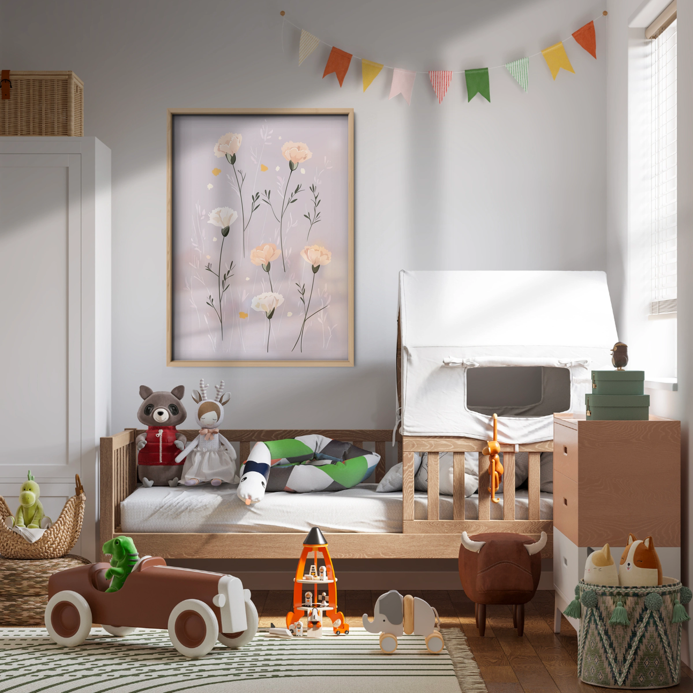 Dandelion Wishes Nursery Print