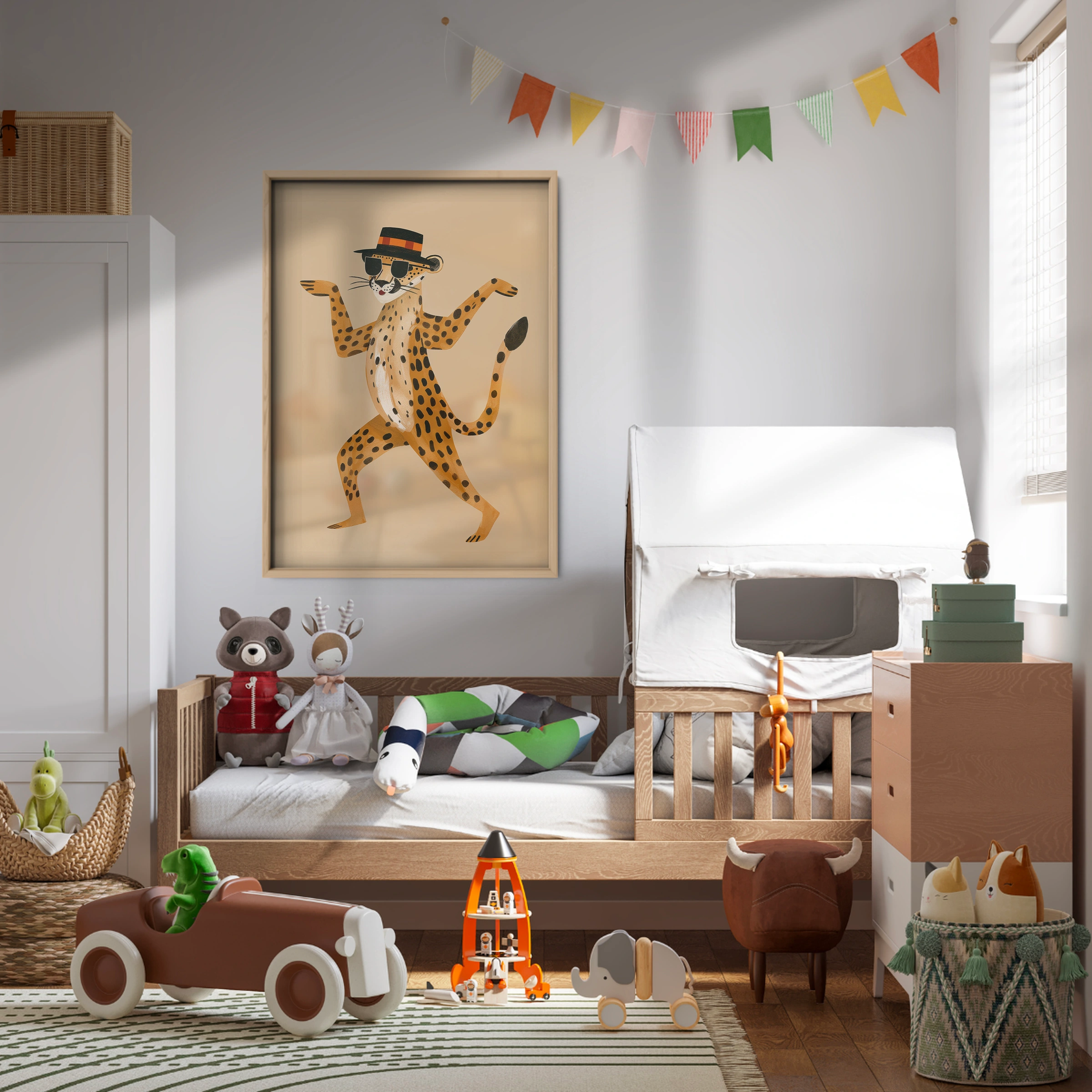 Dapper Cheetah Nursery Print