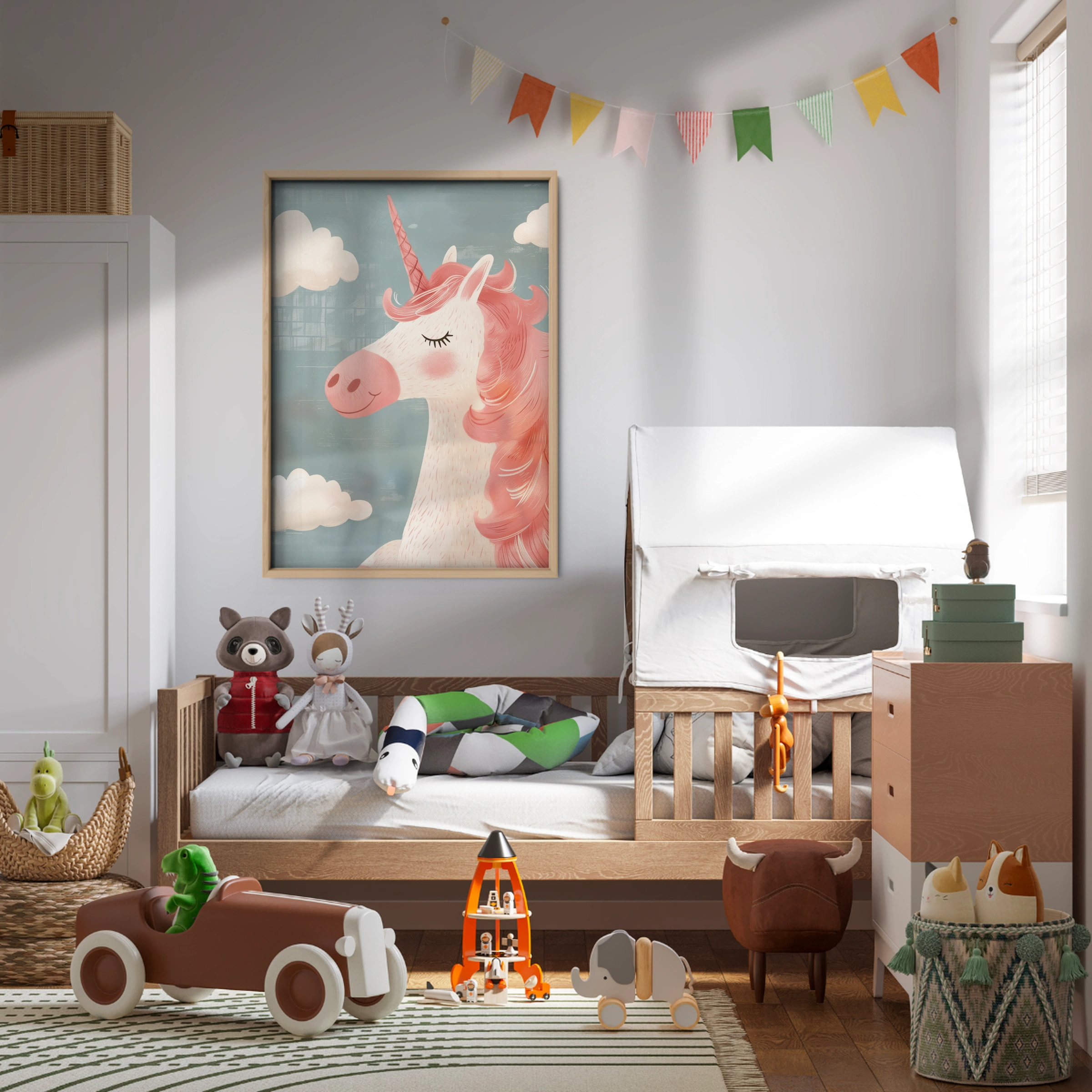Dreamy Unicorn Nursery Print