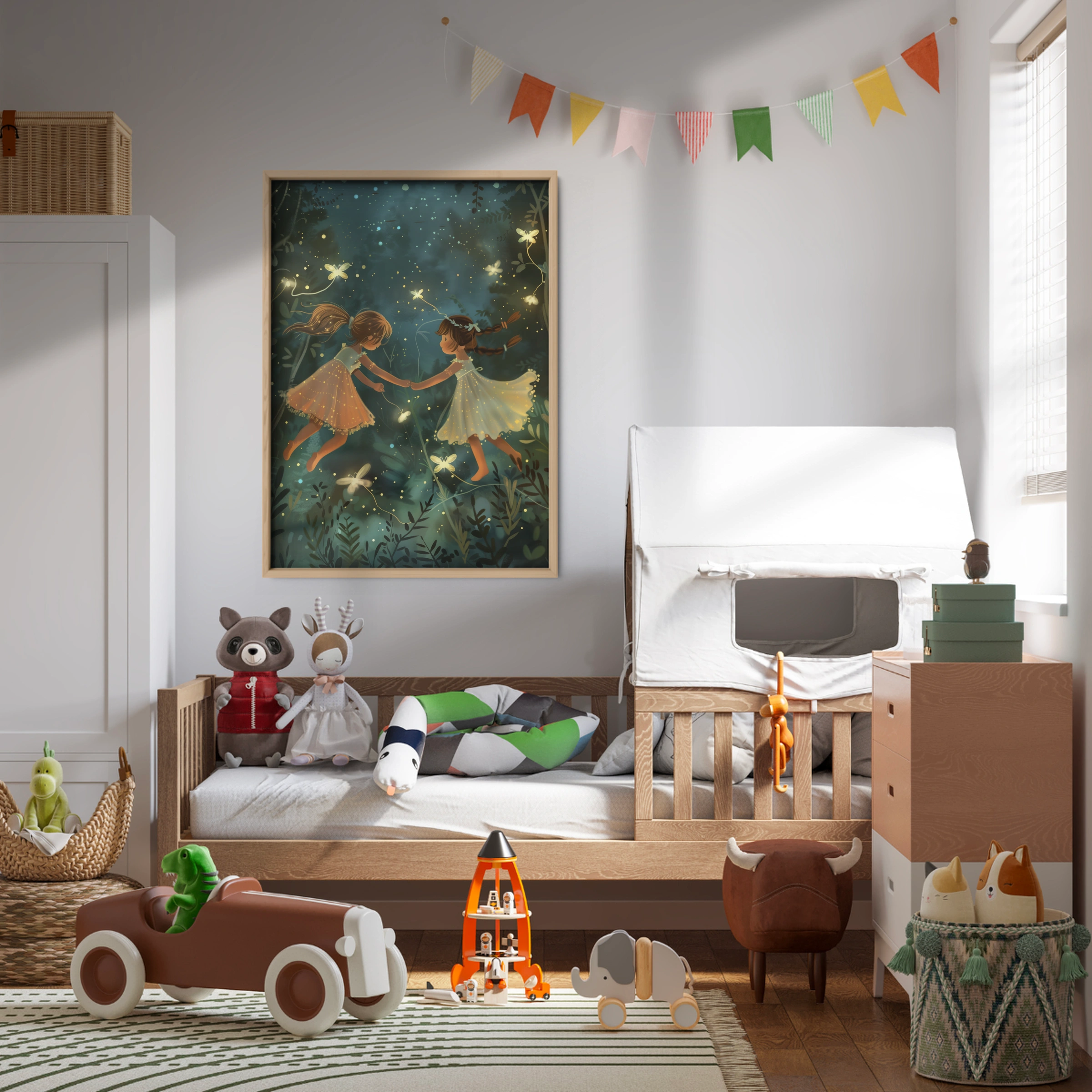 Fairies in the Forest Nursery Print
