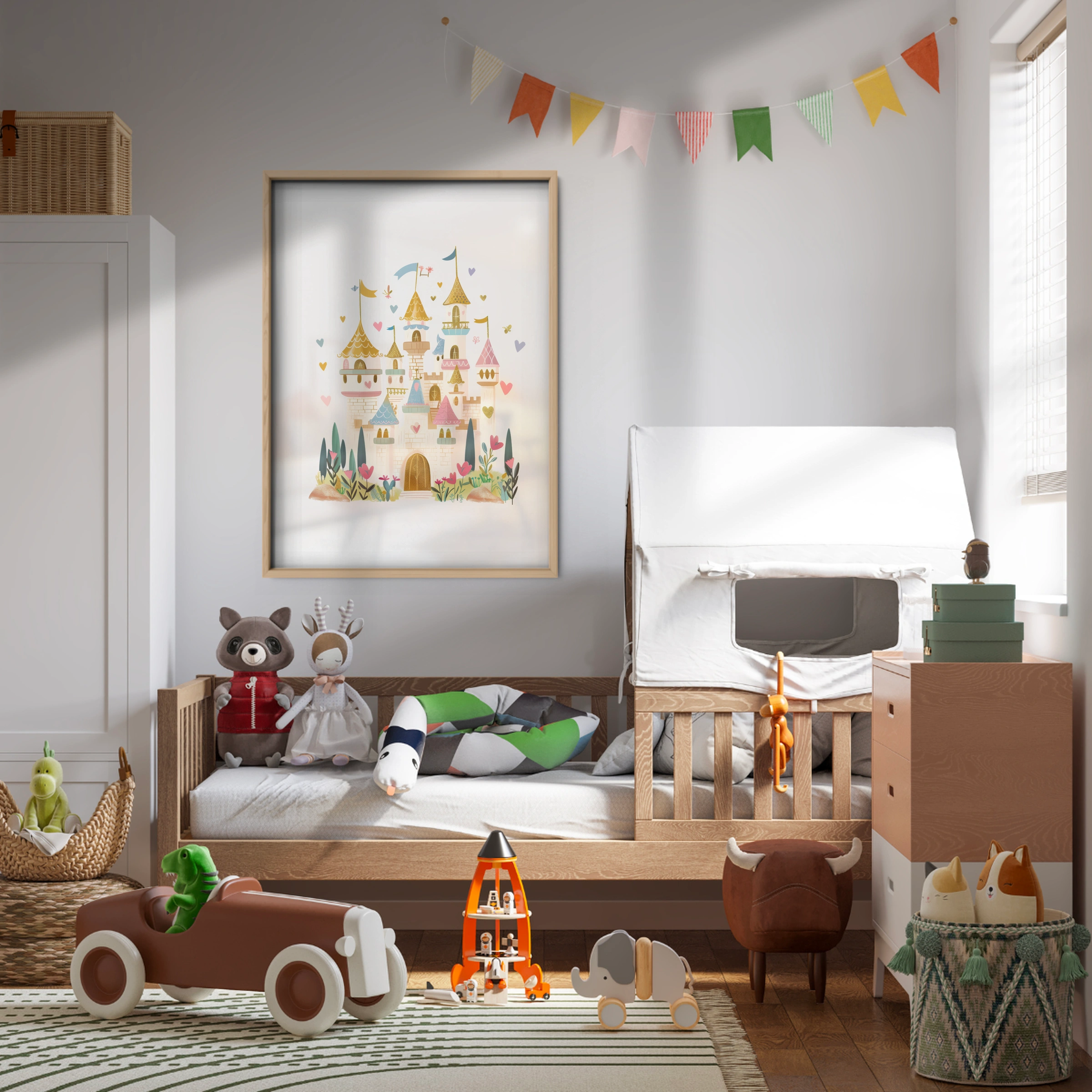 Fairytale Castle Nursery Print
