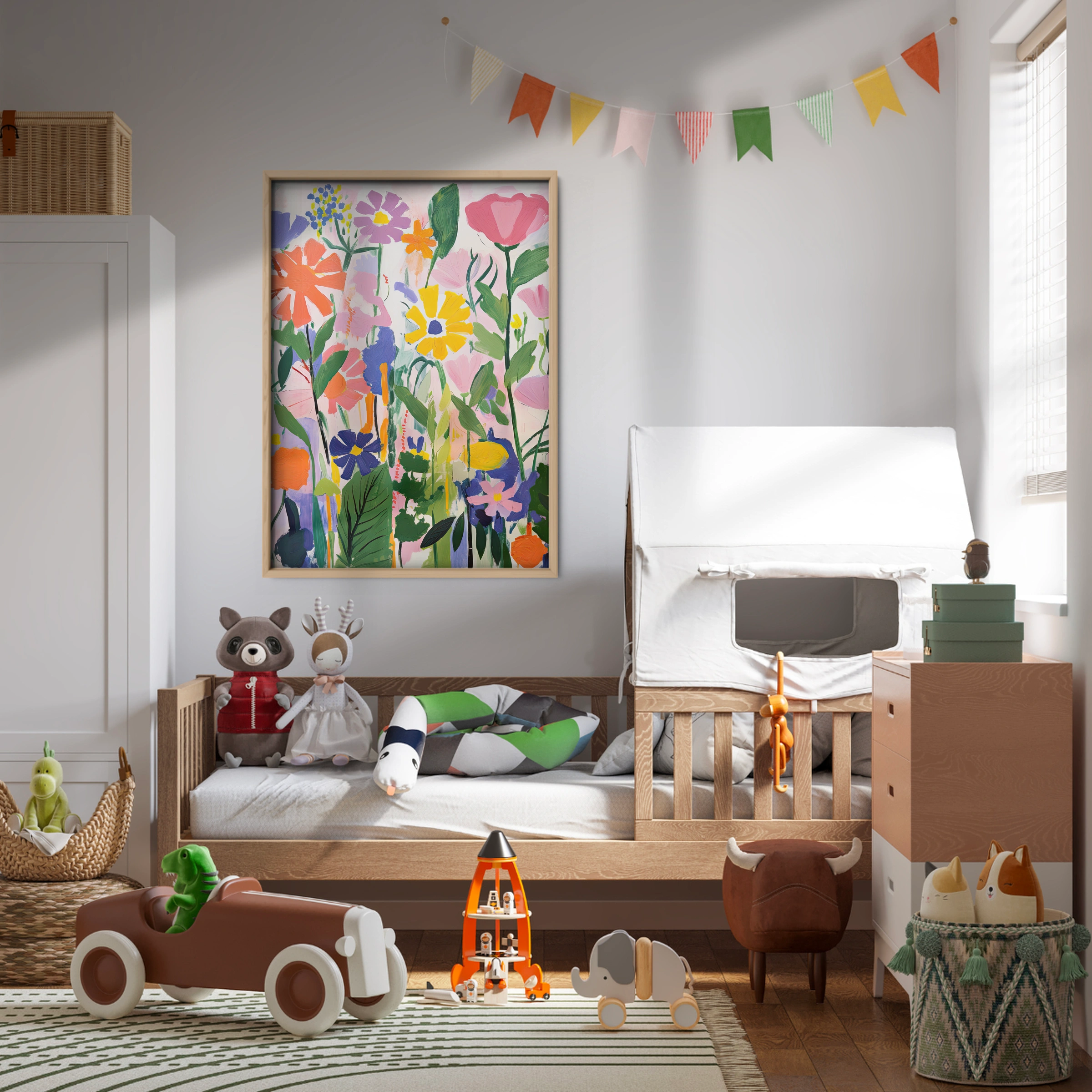 Field of Flowers Nursery Print
