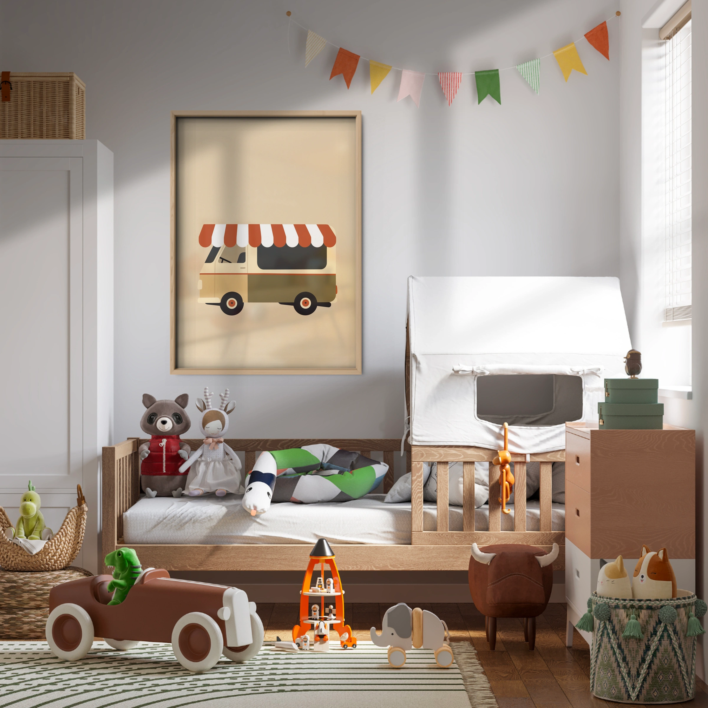 Food Truck Nursery Print