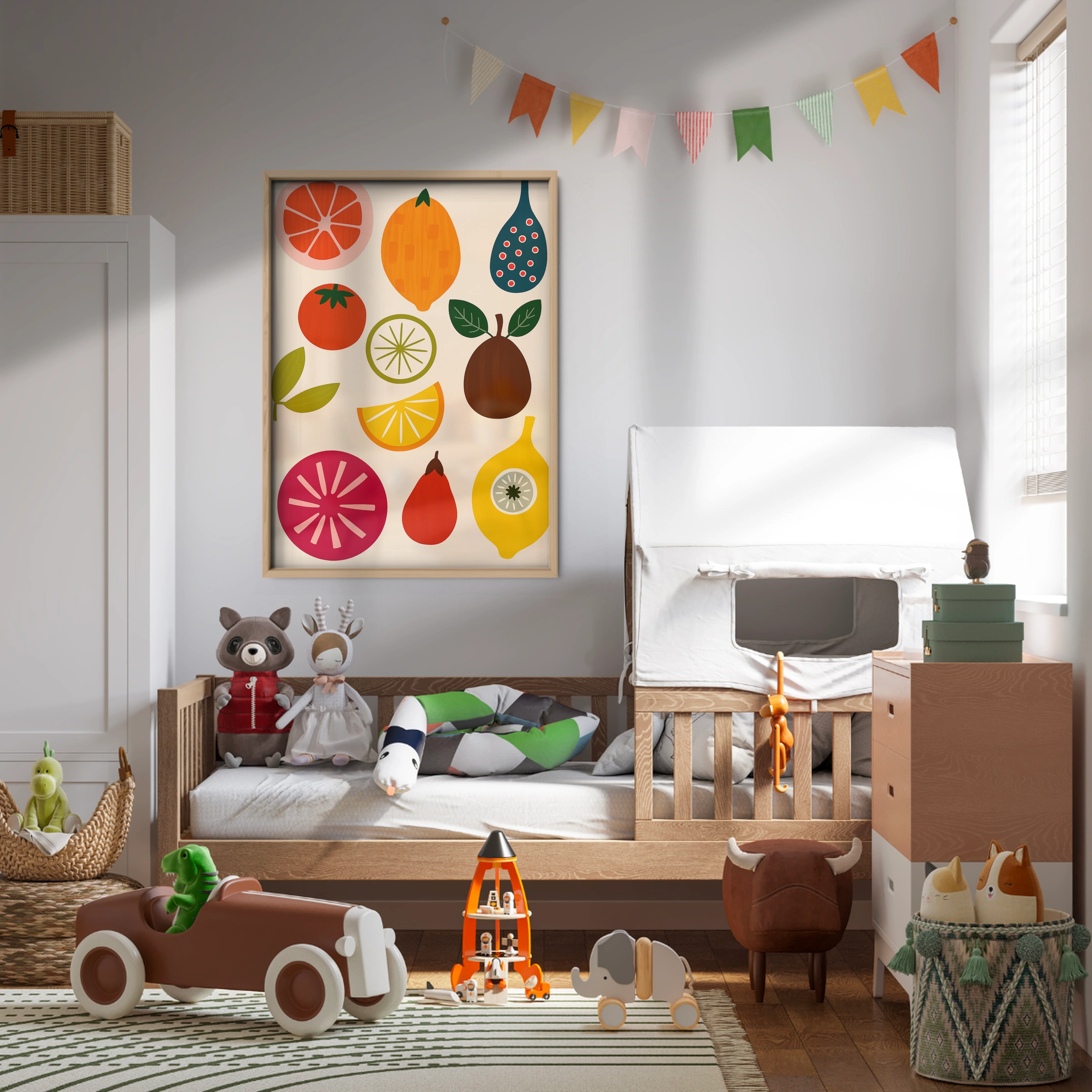 Fresh Fruit Nursery Print