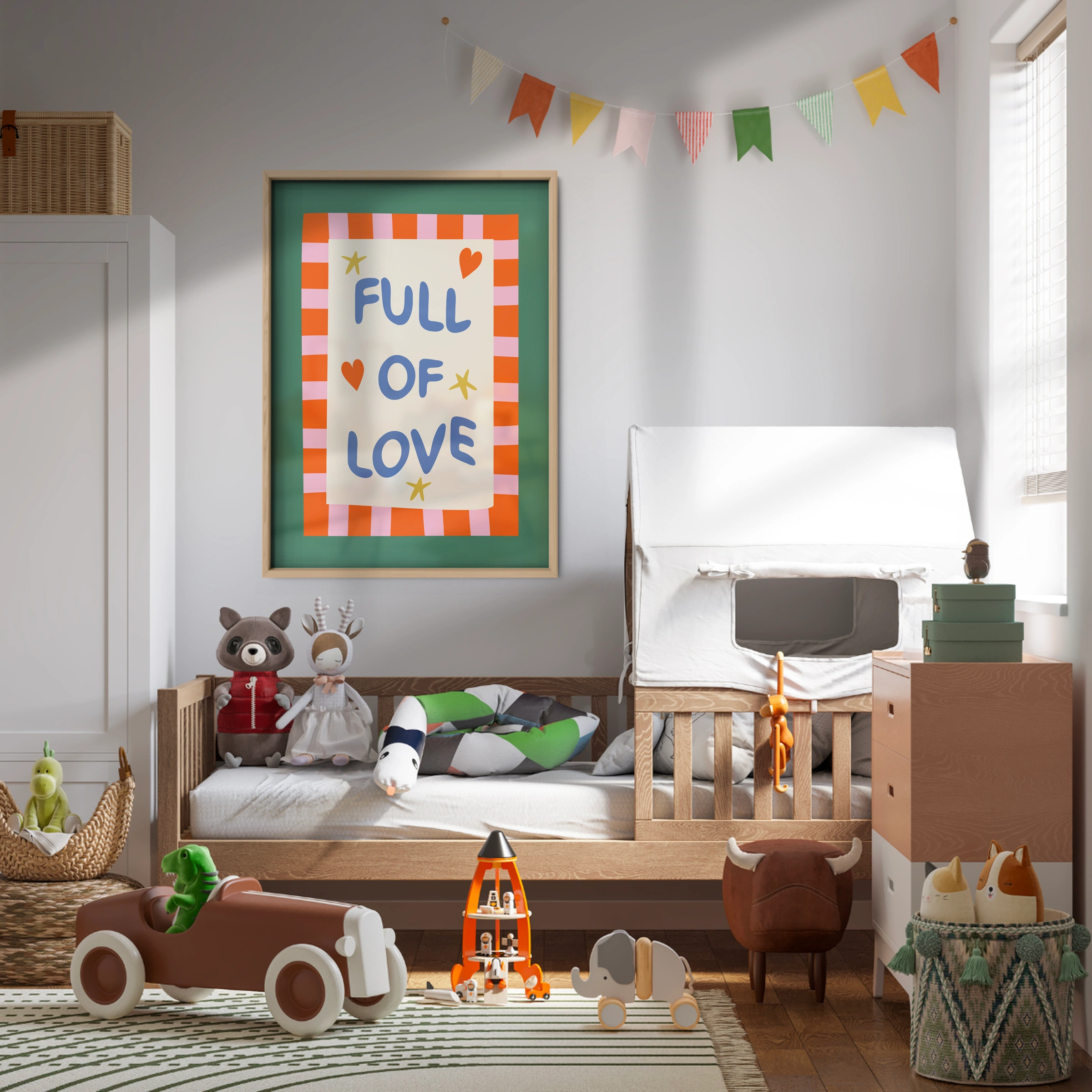 Full Of Love Nursery Print