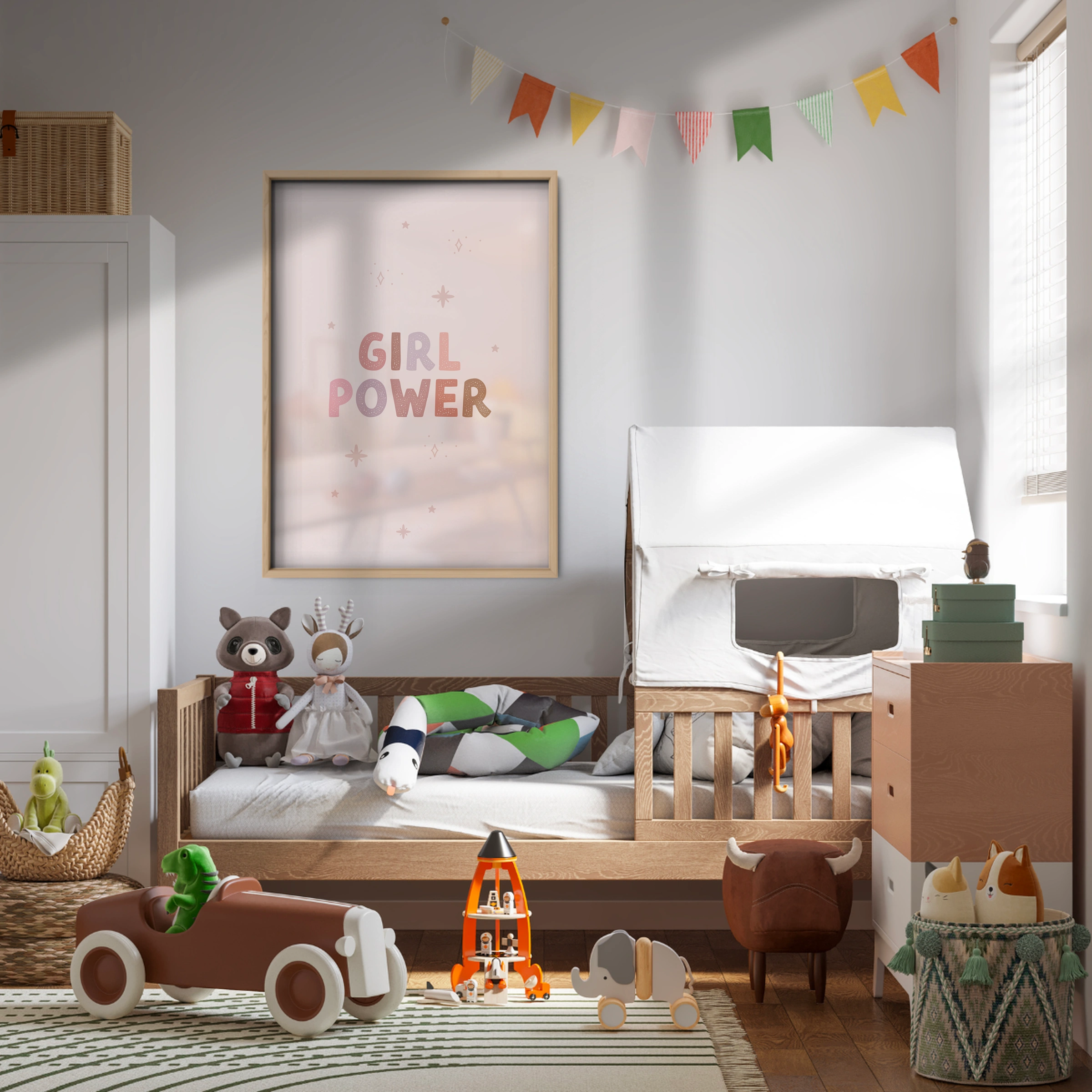 Girl Power Nursery Print