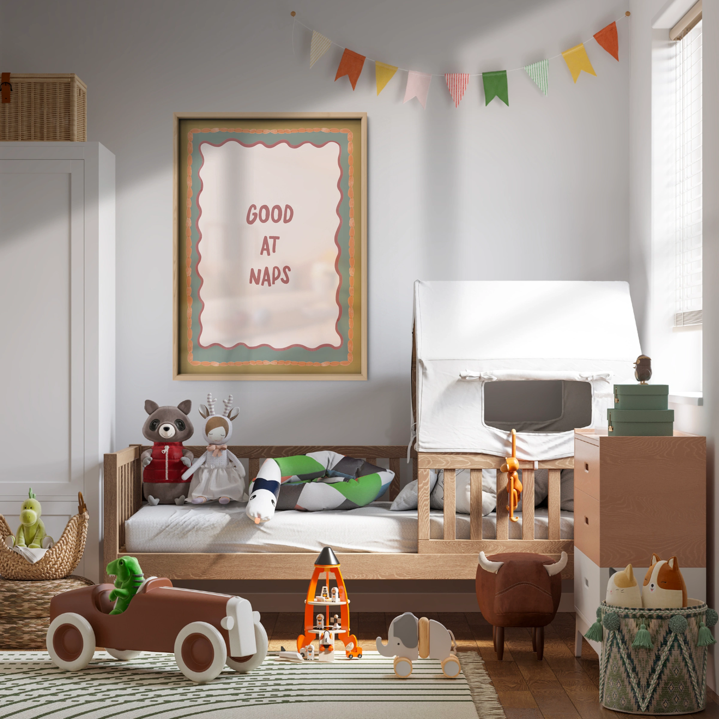 Good At Naps Nursery Print