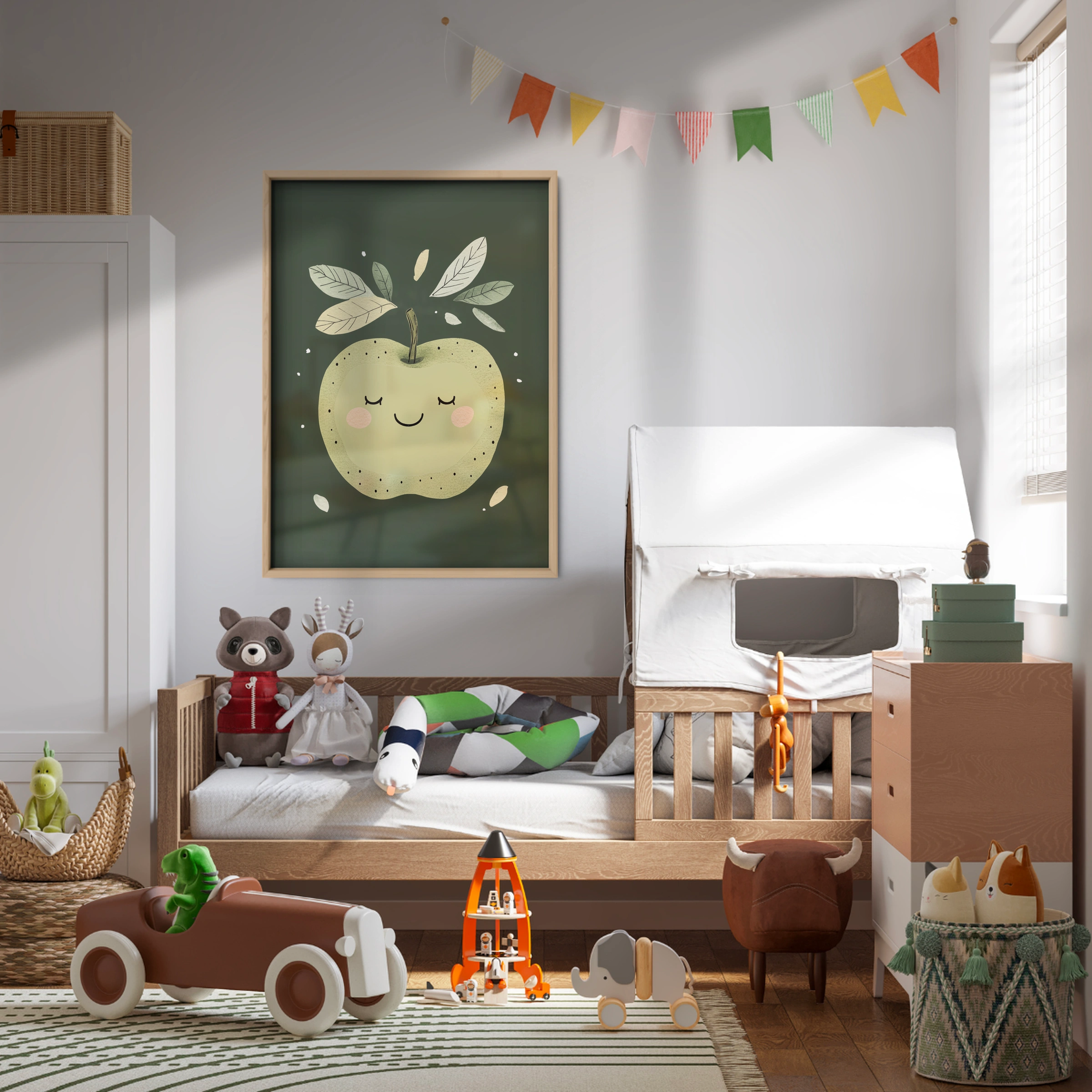 Green Apple Nursery Print