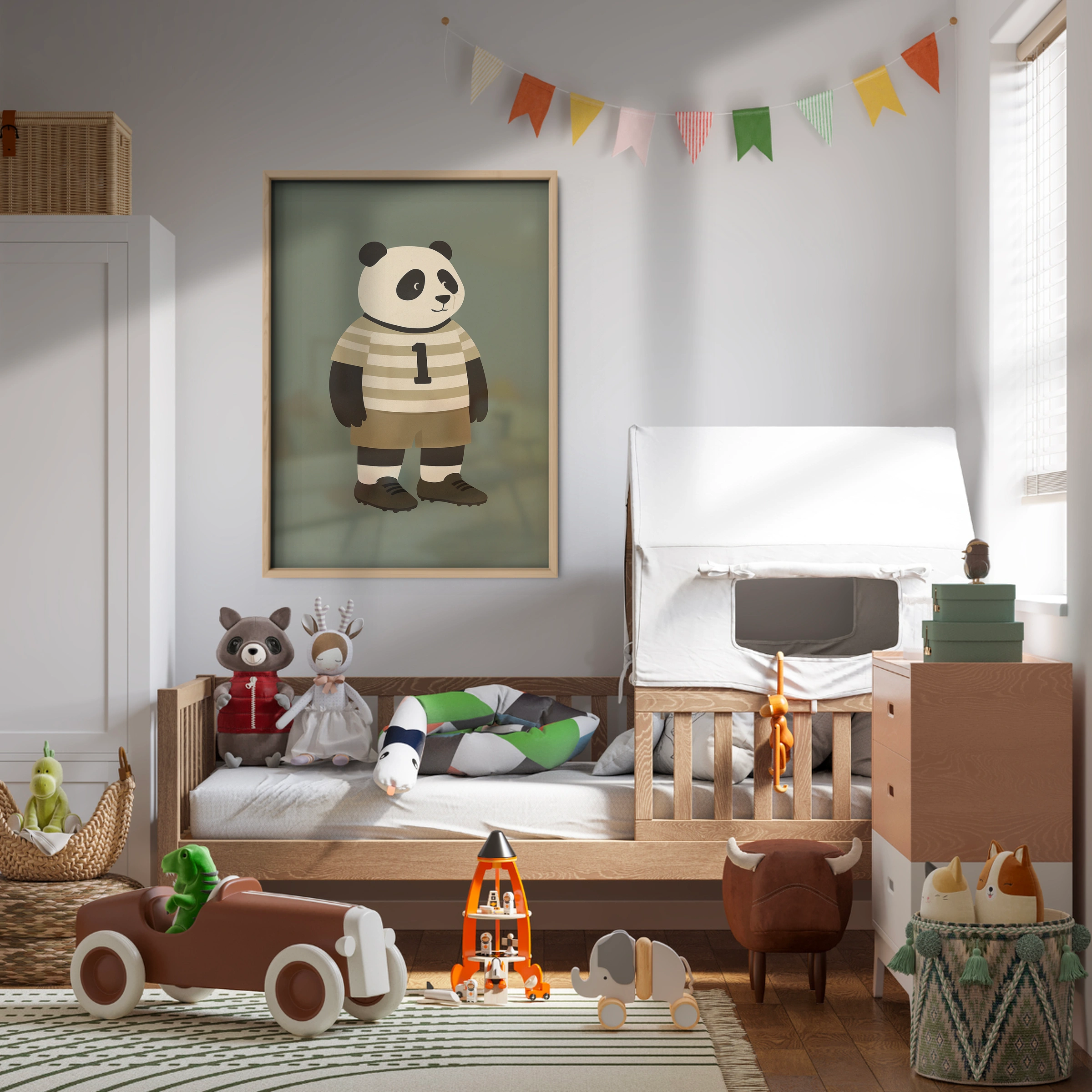 Happiness Lives Here Two Nursery Print - kids room wall art print