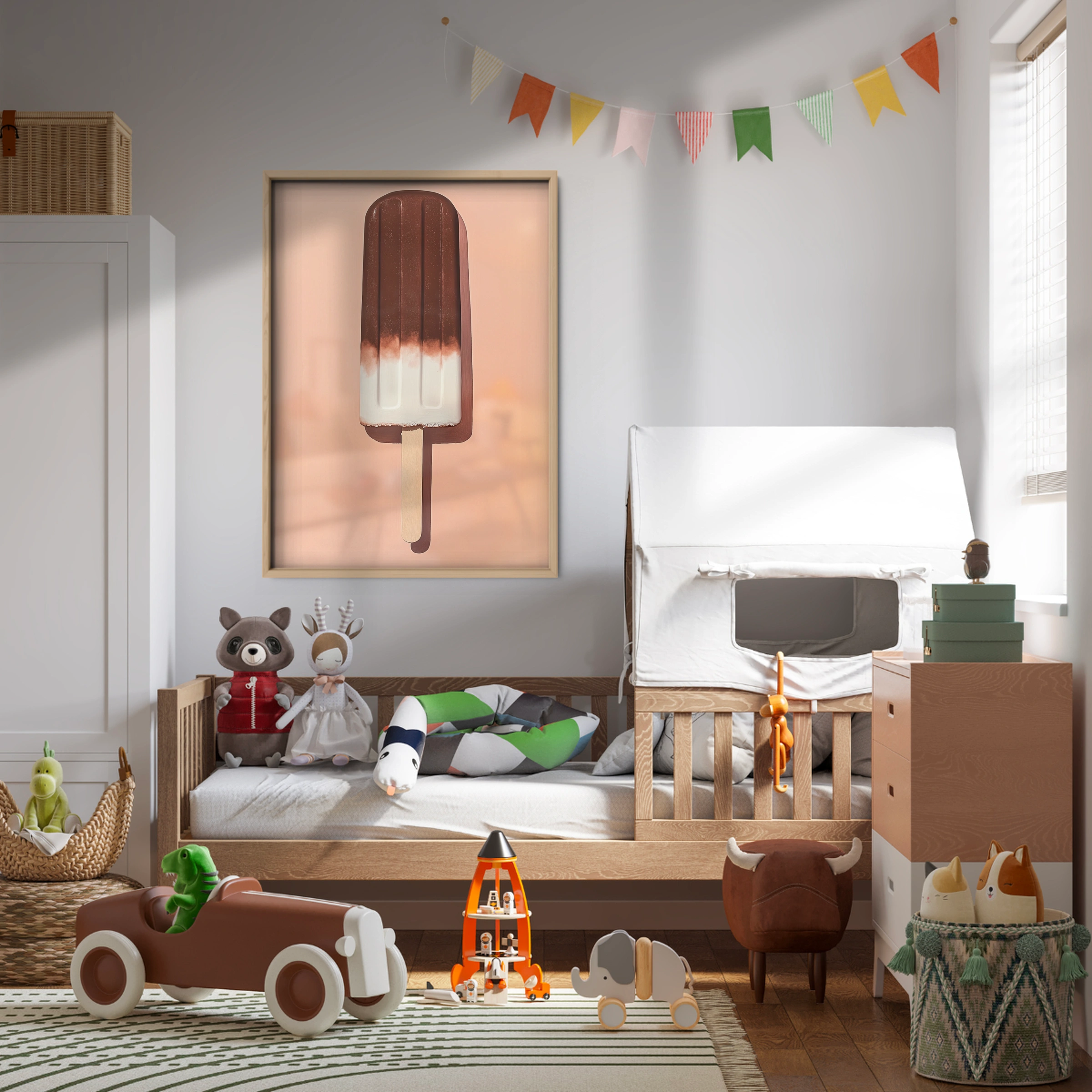 Ice Lolly Nursery Print