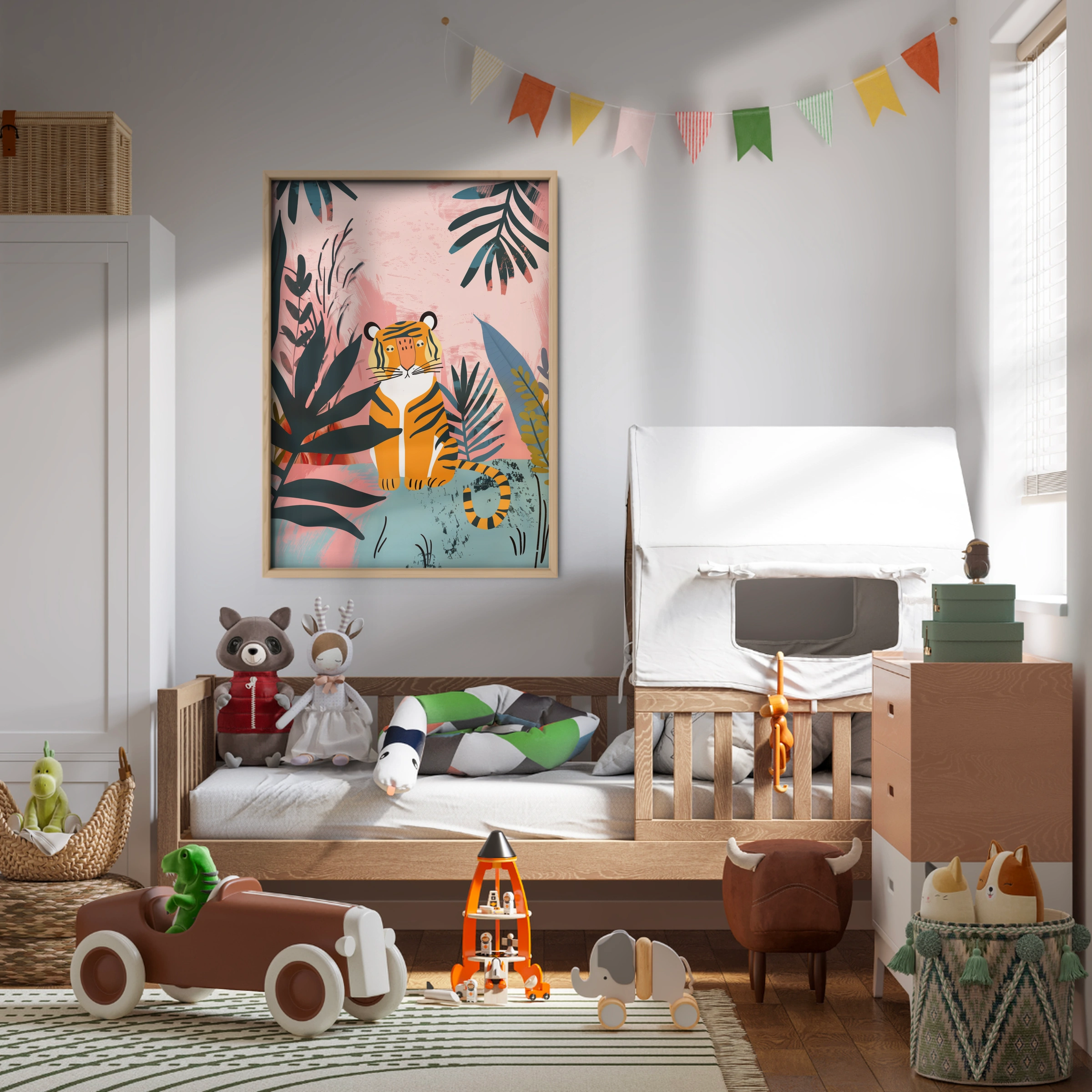 Jungle Tiger Nursery Print
