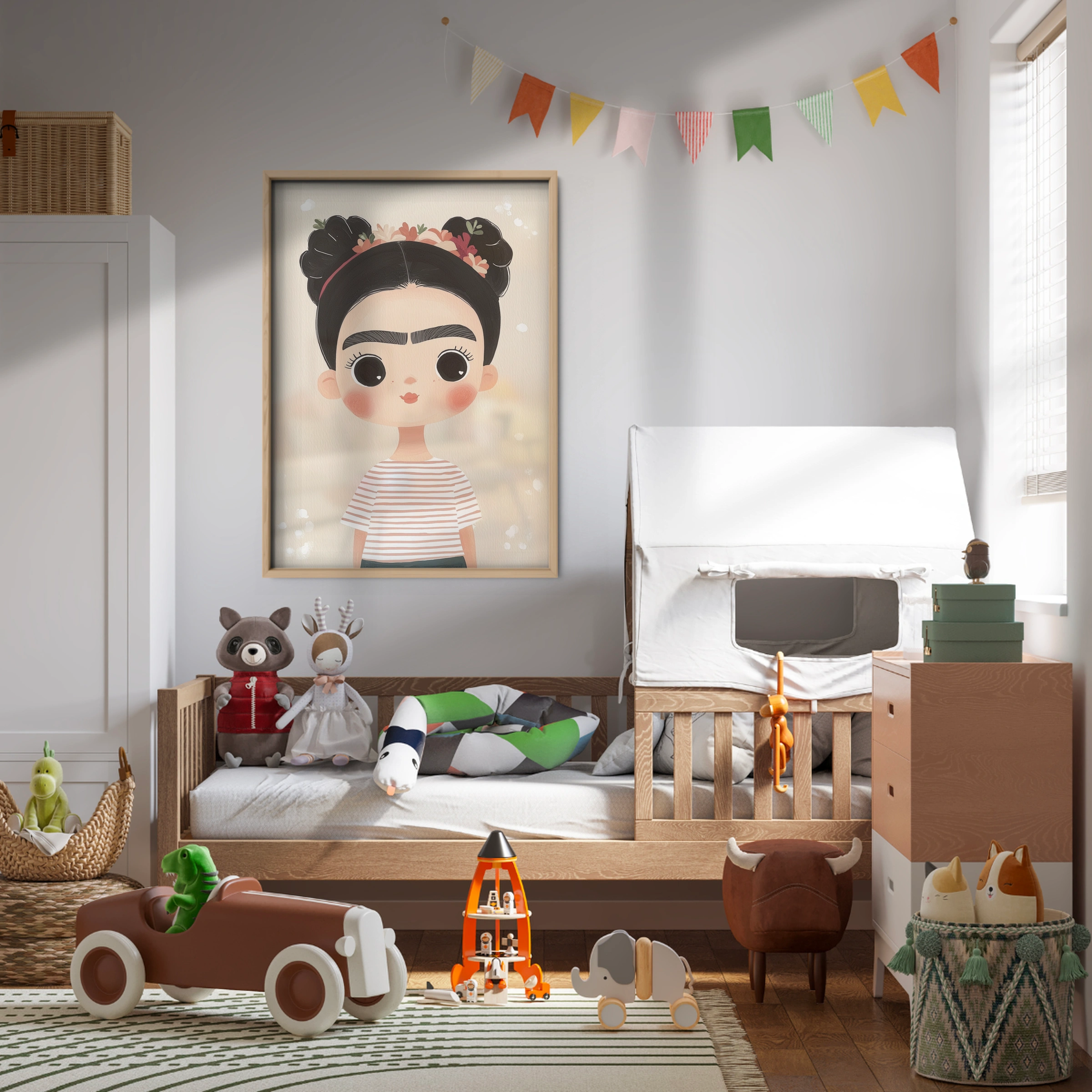 Little Artist Girl Nursery Print