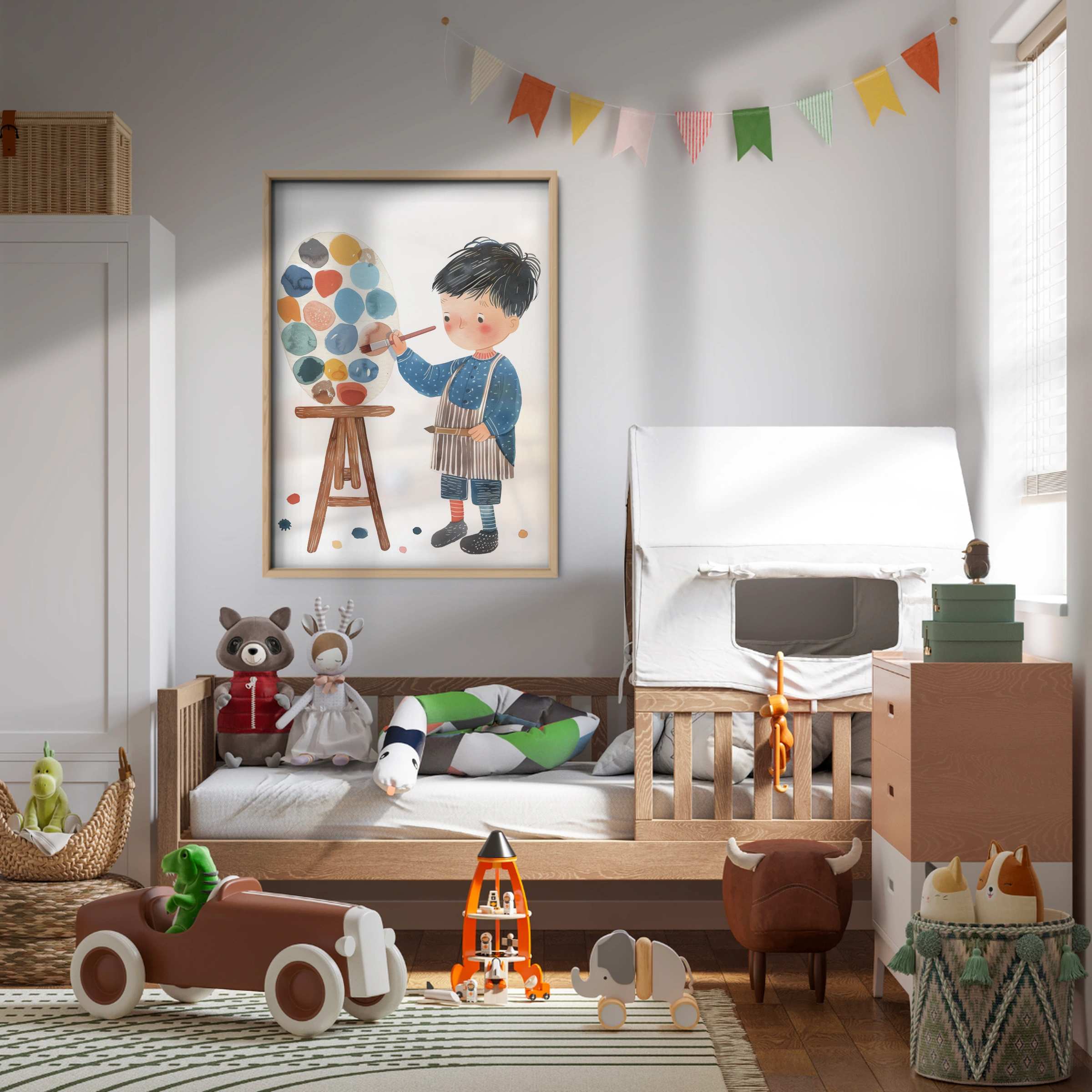 Little Artist Nursery Print