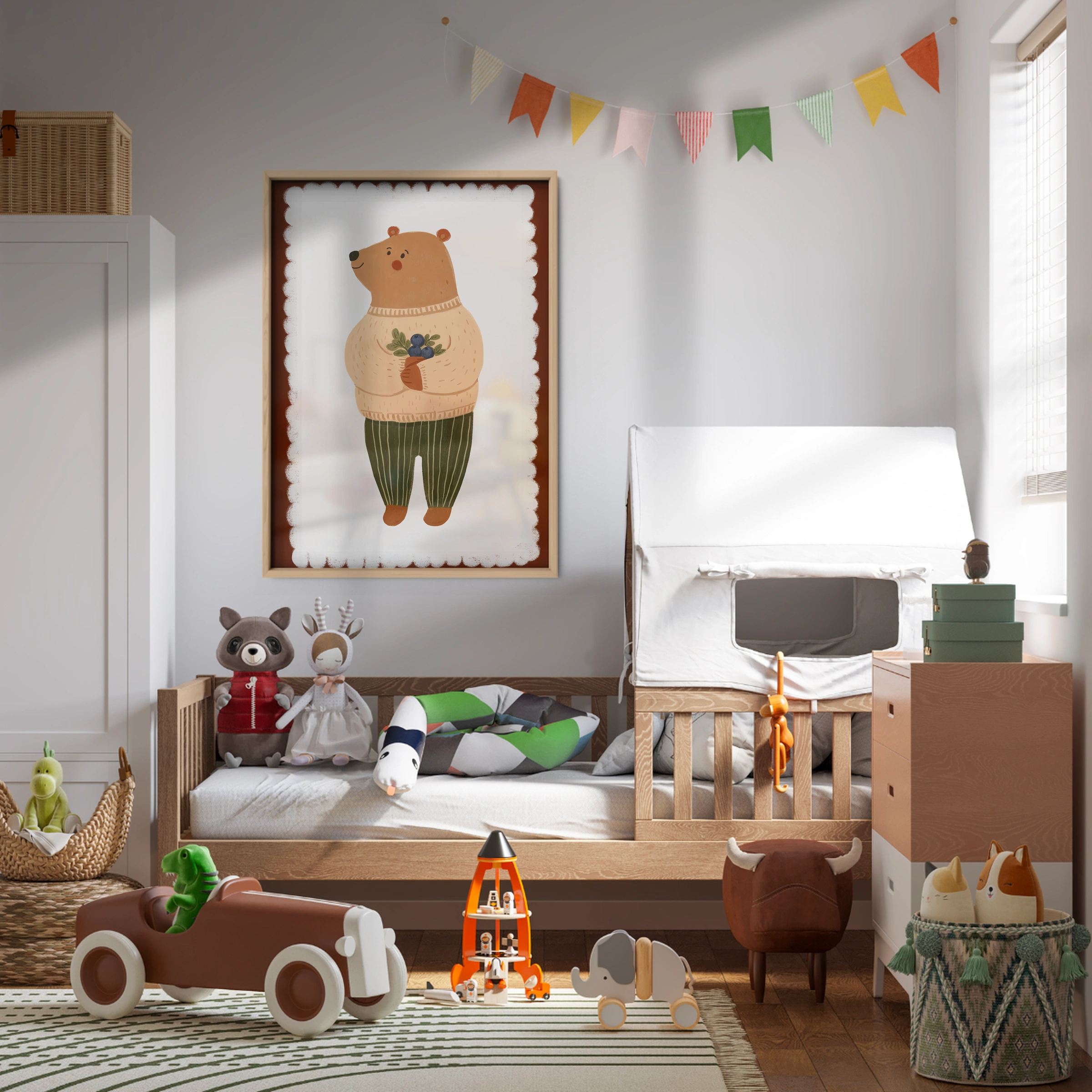 Little Capybara Nursery Print