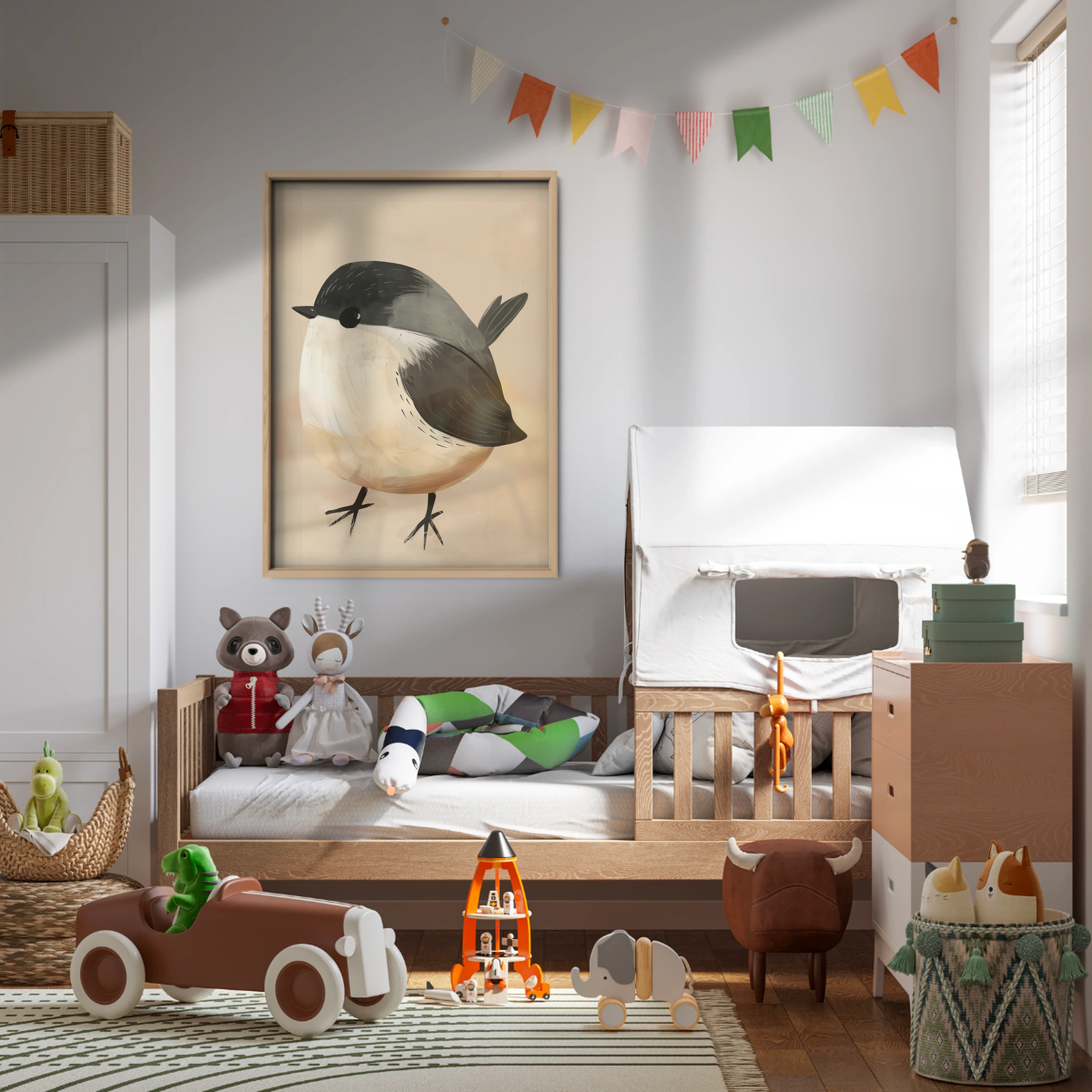 Little Chickadee Nursery Print