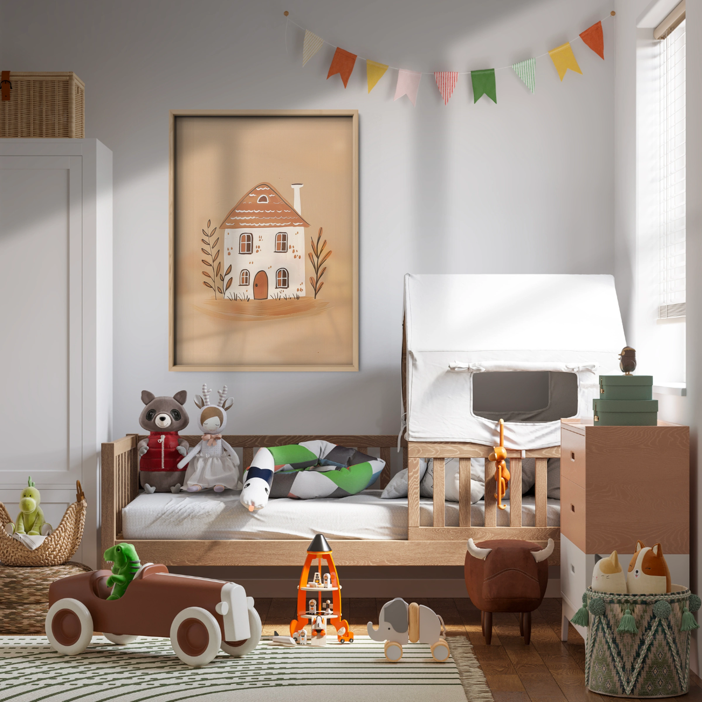 Little House Nursery Print