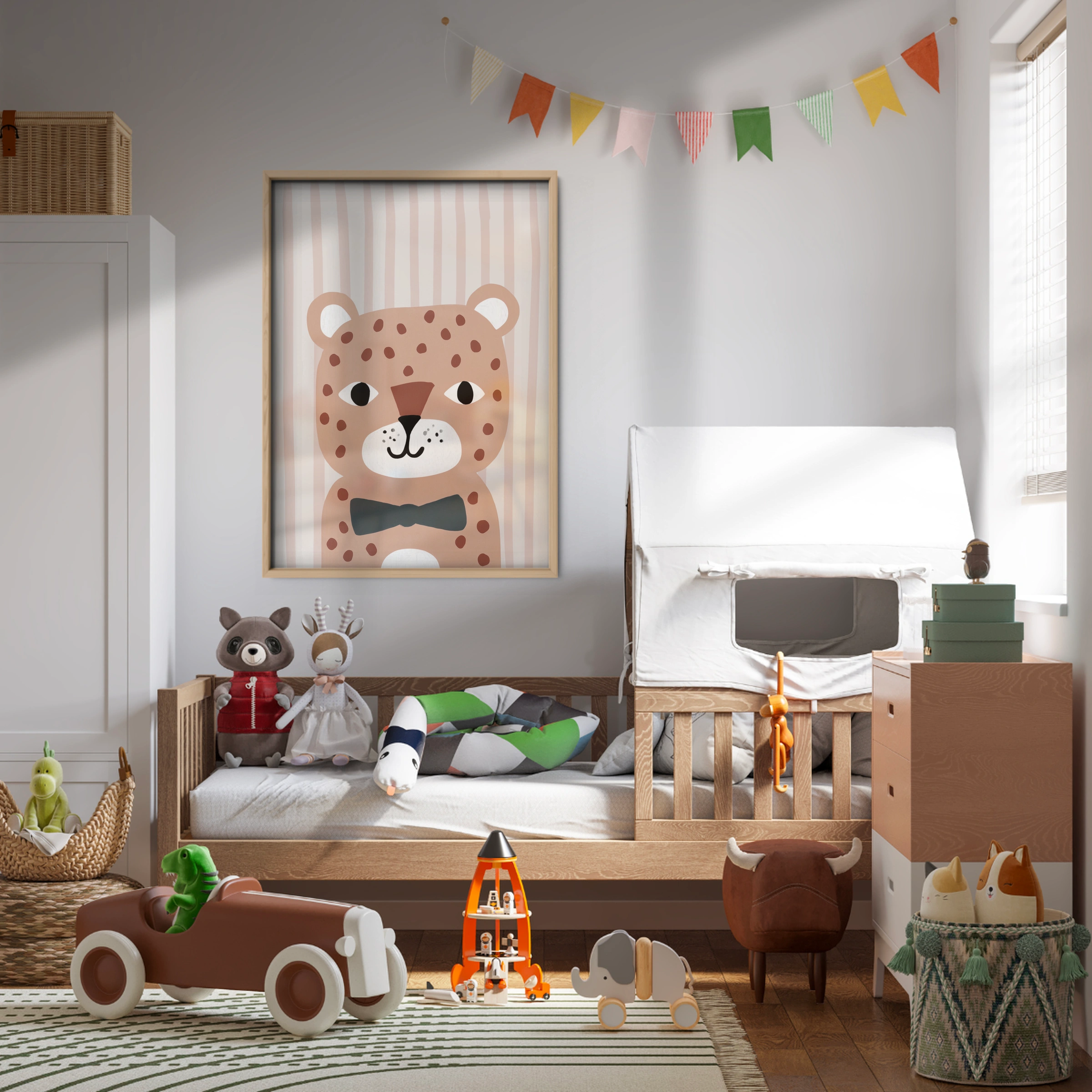 Little Leopard Nursery Print