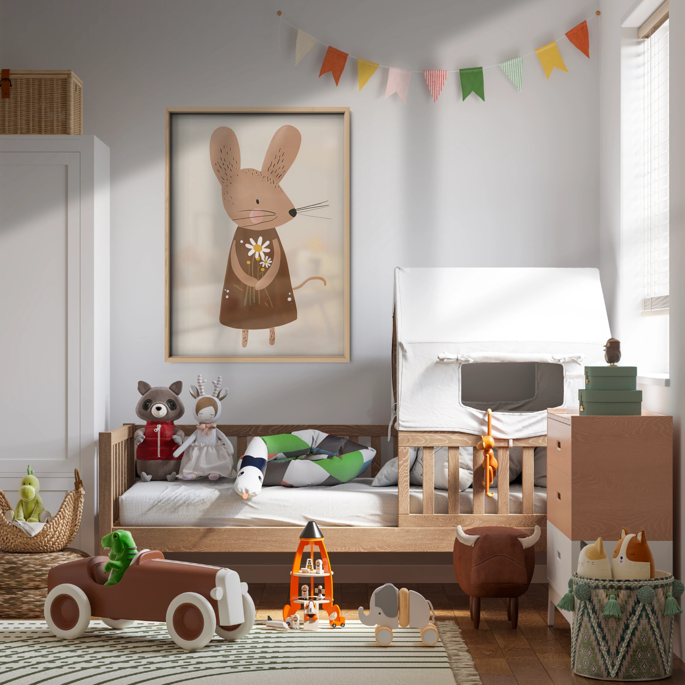 Little Mouse Nursery Print