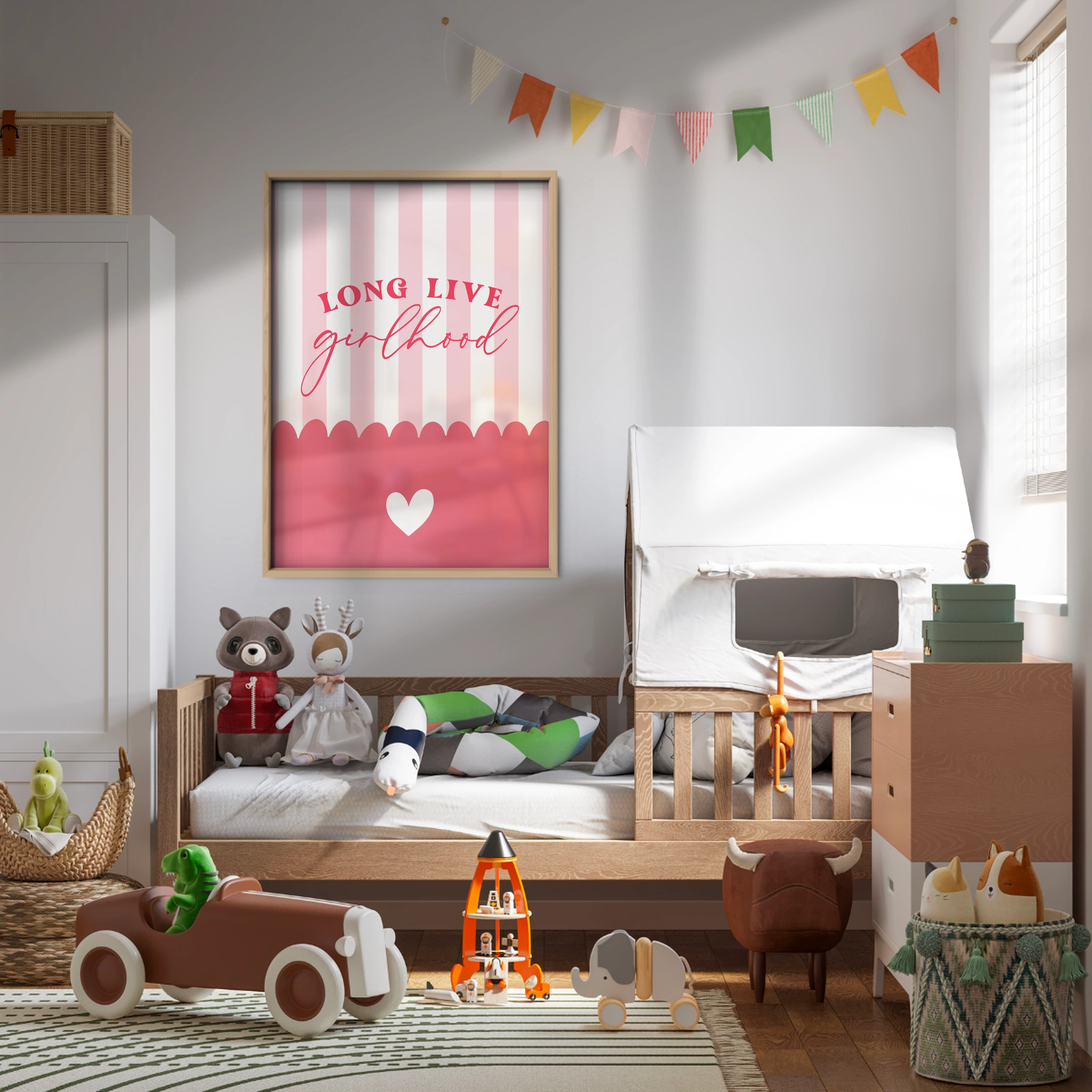 Long Live Girlhood Nursery Print