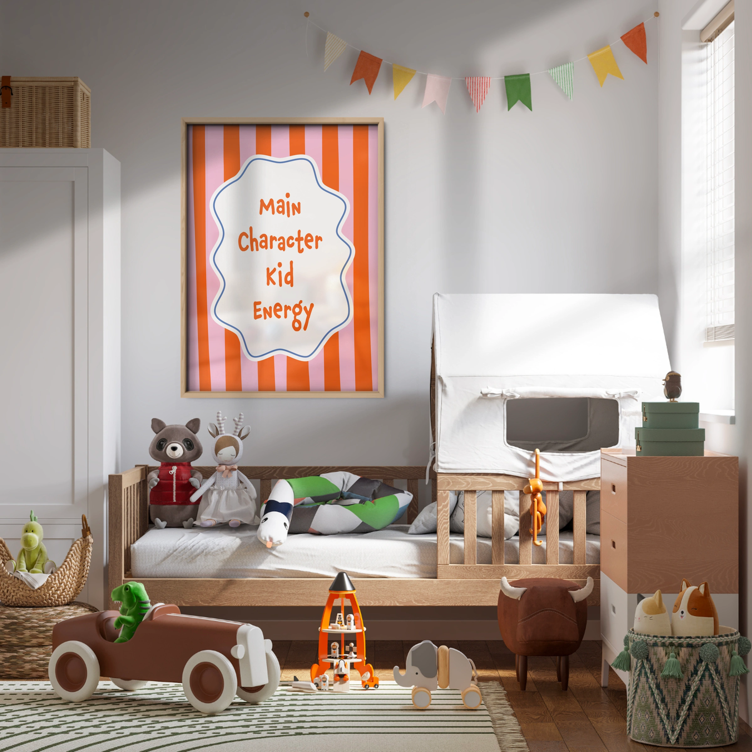 Main Character Kid Energy Nursery Print