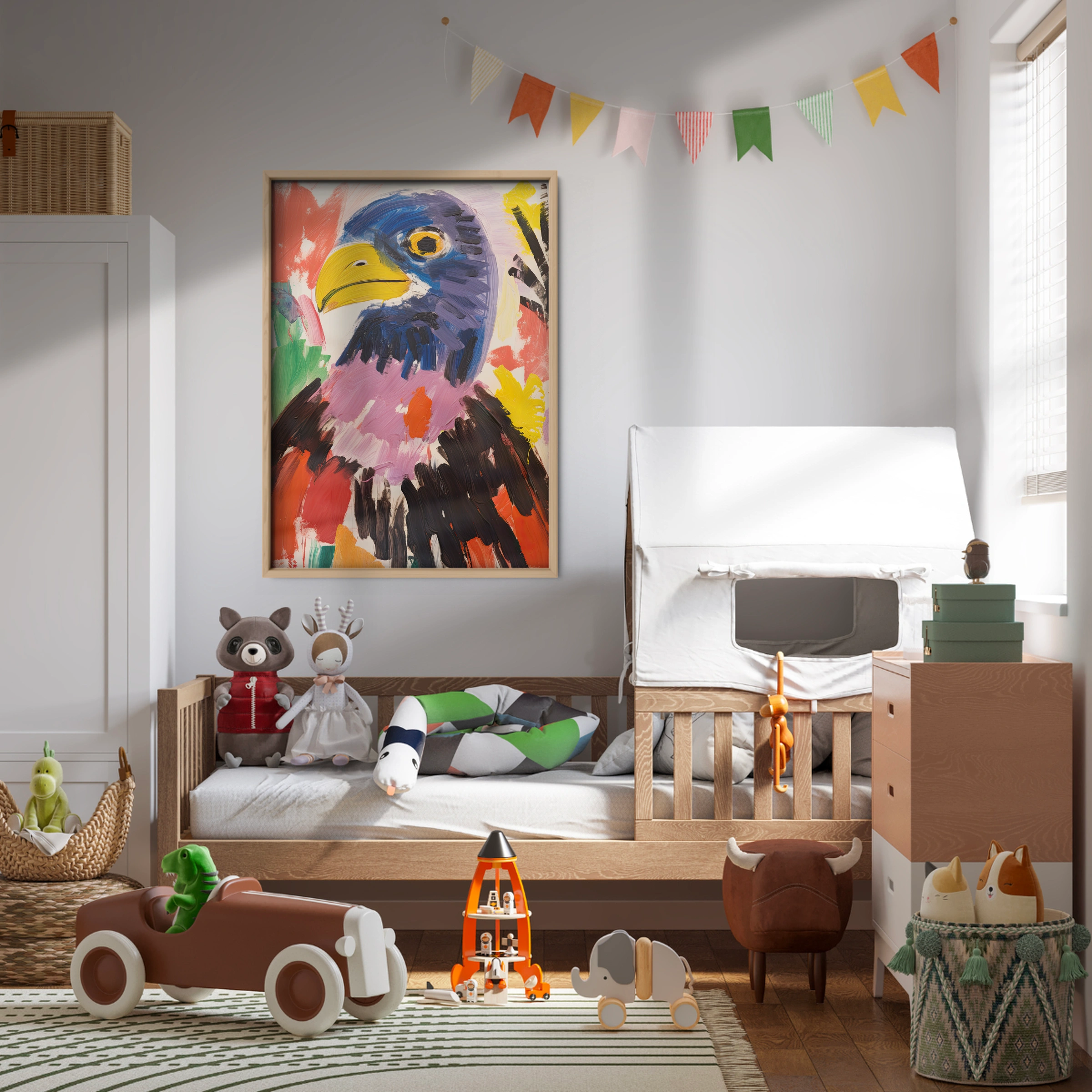 Majestic Eagle Nursery Print
