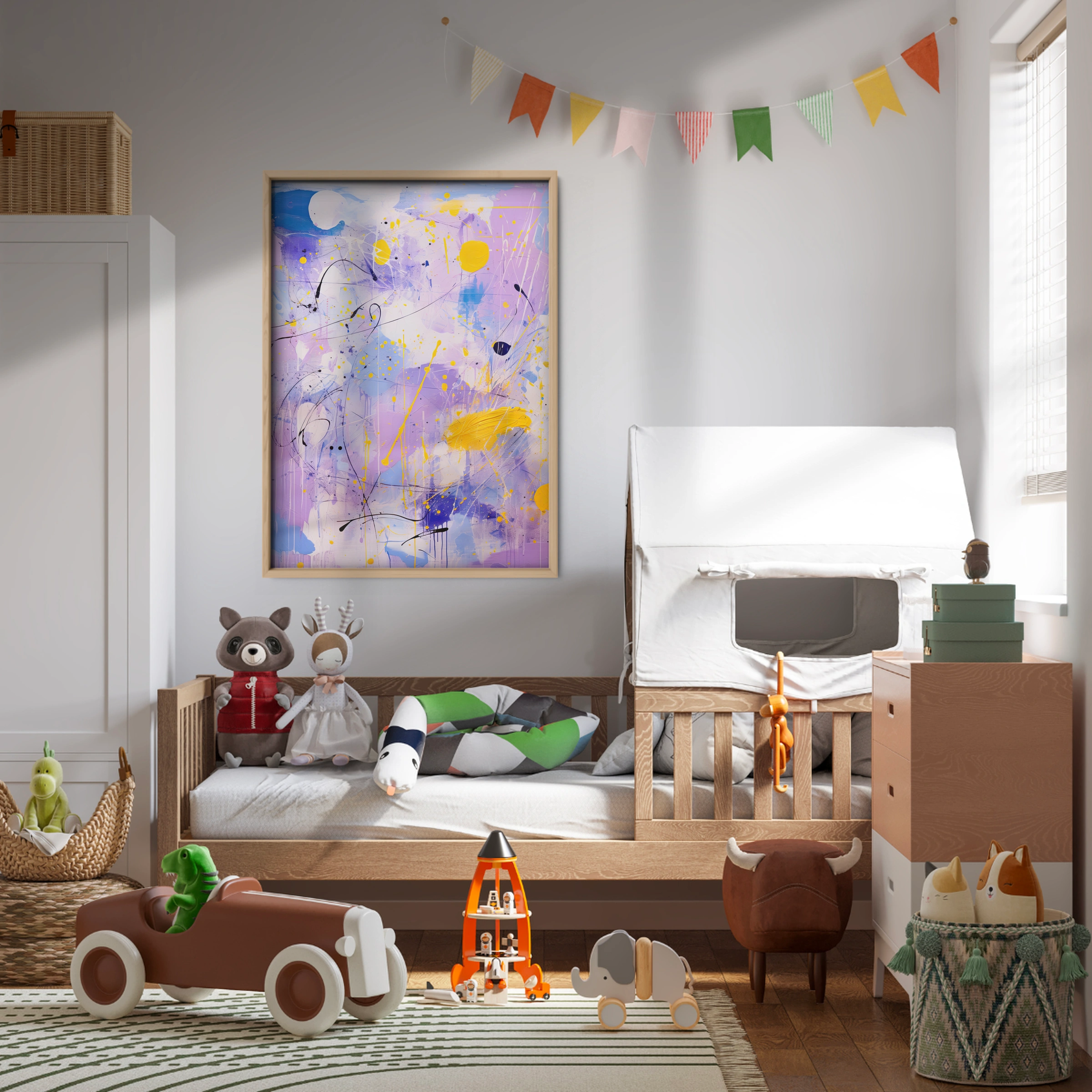 Moonlit Night Nursery Print