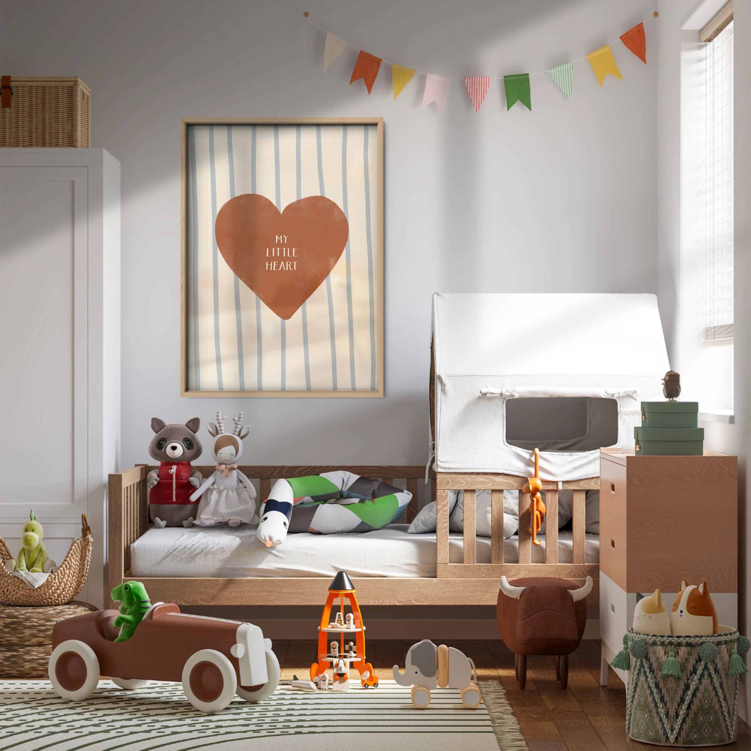 My Little Heart Nursery Print