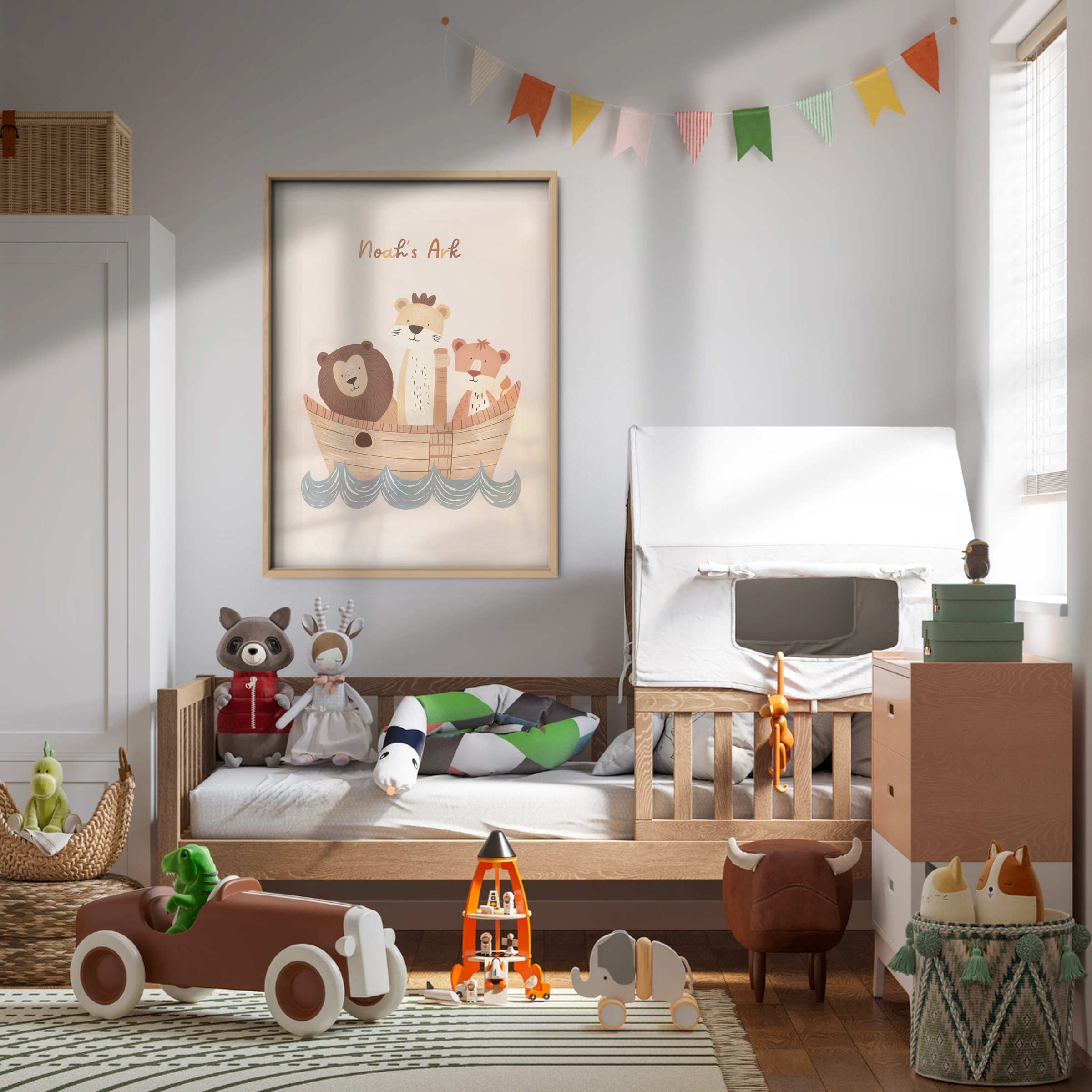Noahs Ark Nursery Print