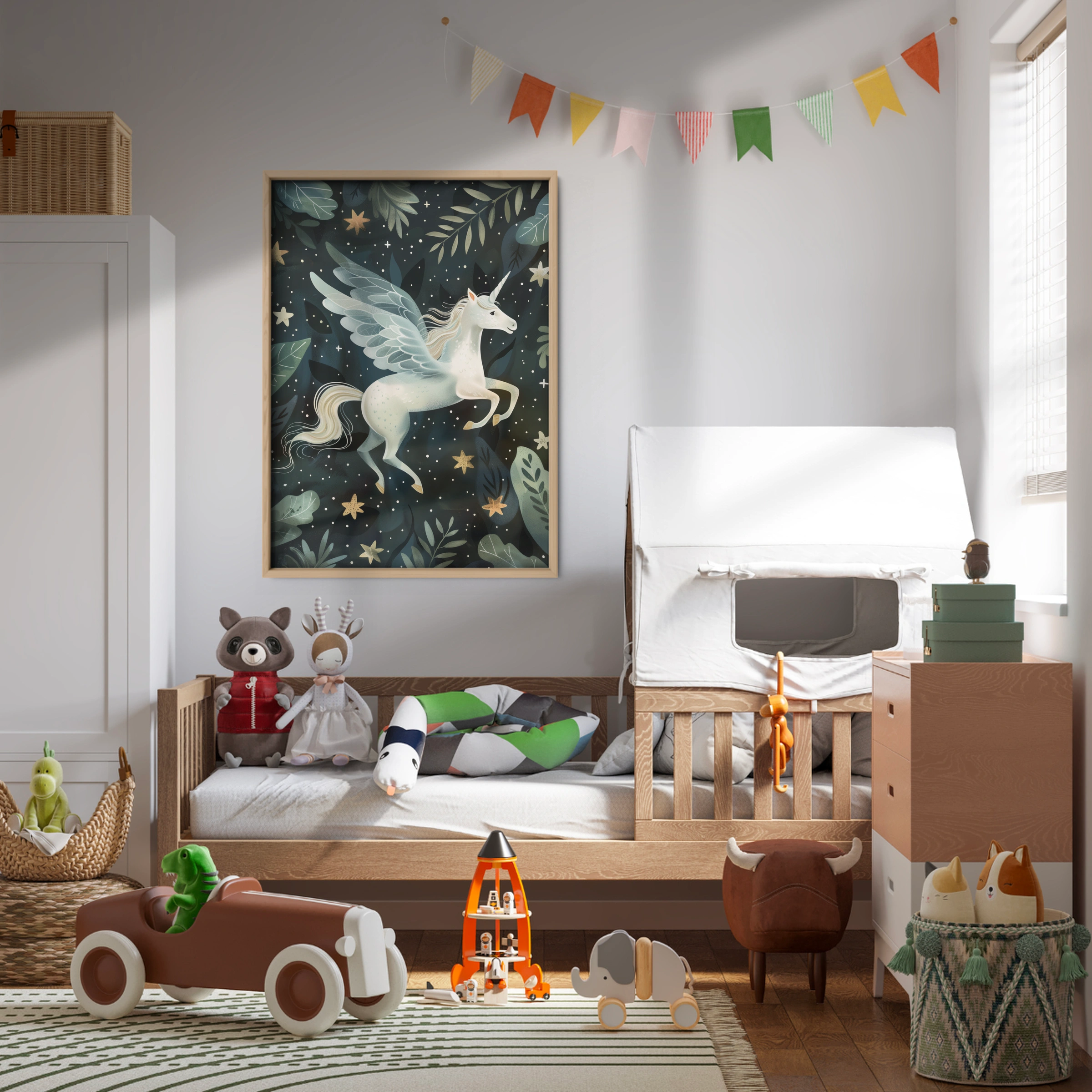 Pegasus in the Stars Nursery Print