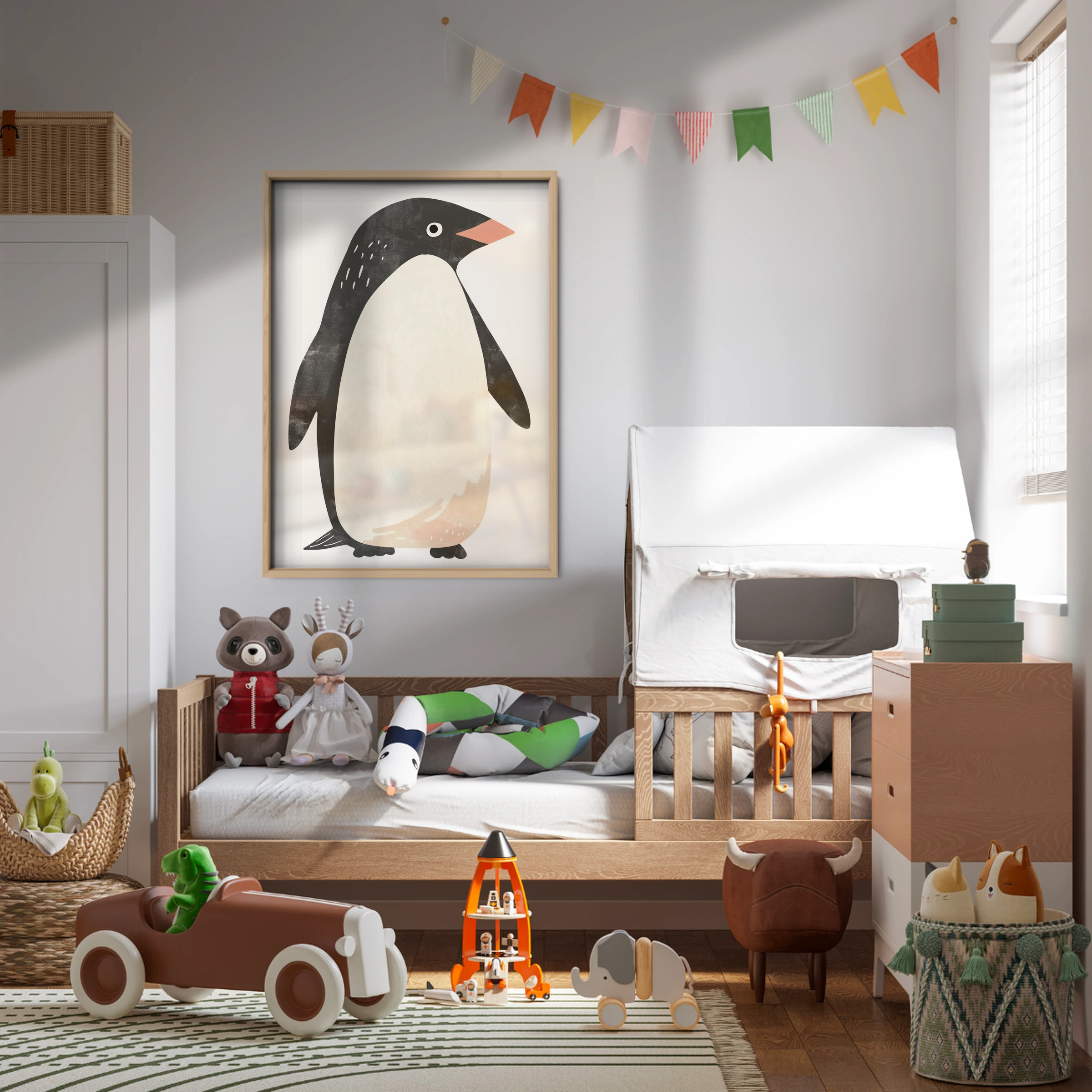 Penguin Nursery Print