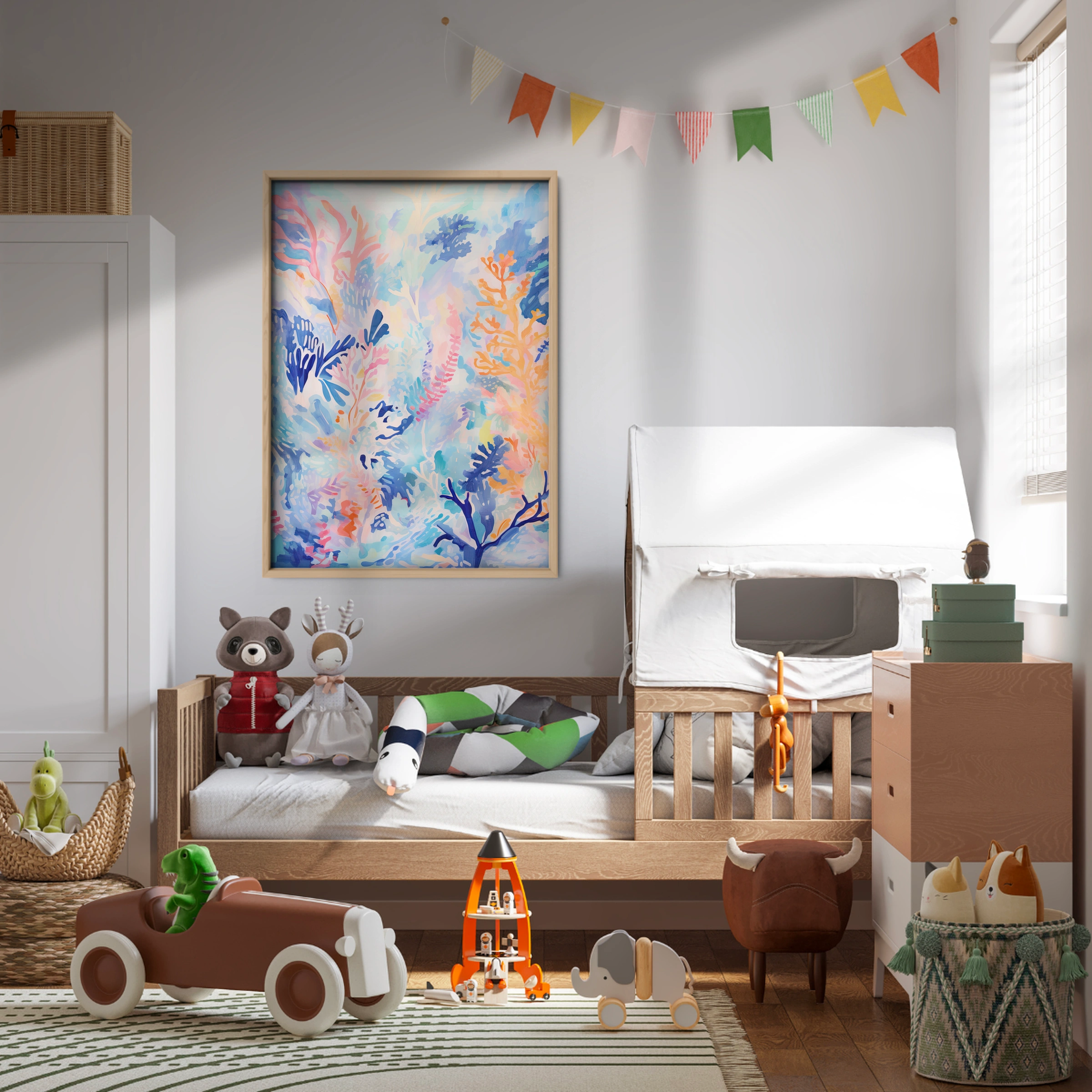 Reef Painting Nursery Print