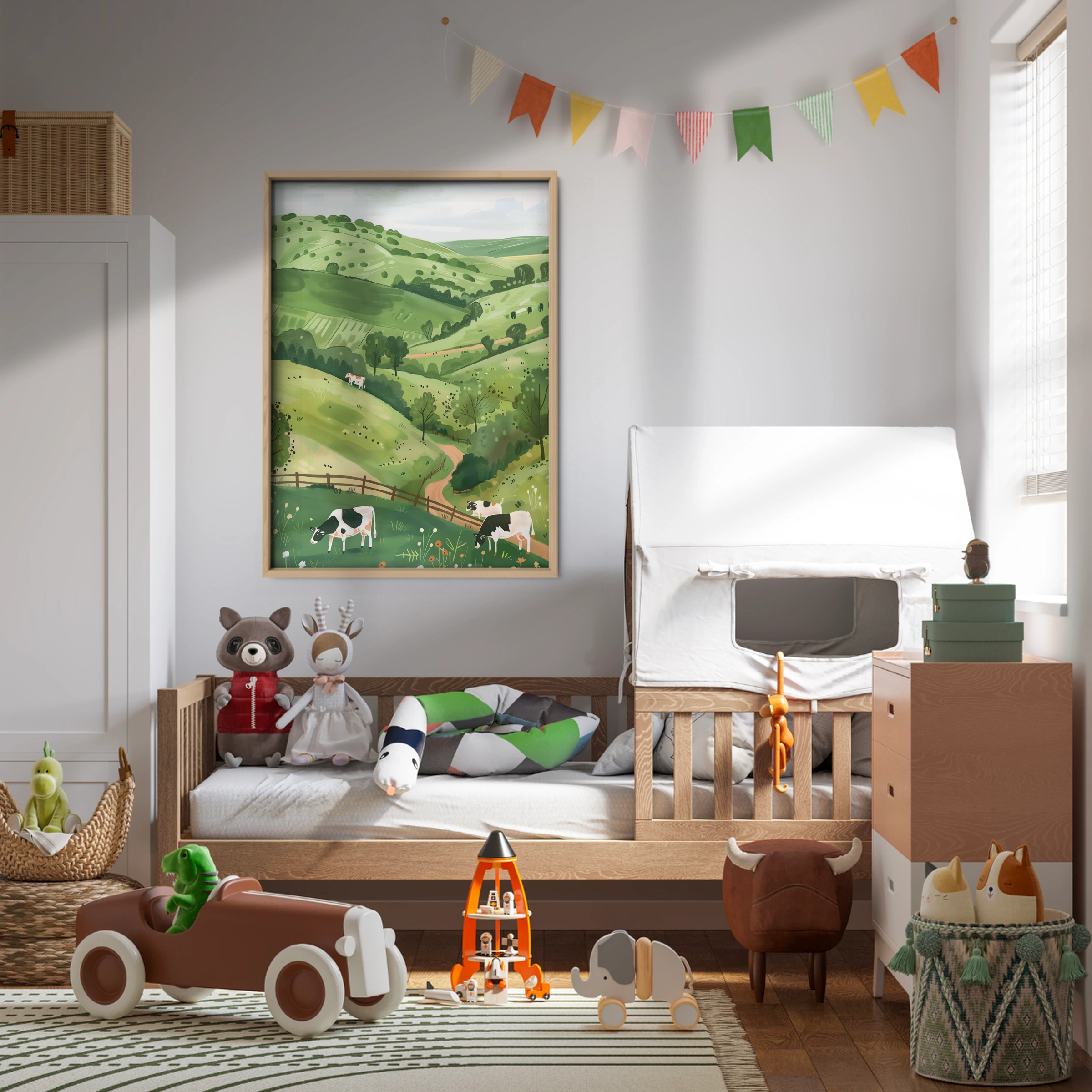 Rolling Hills Nursery Print