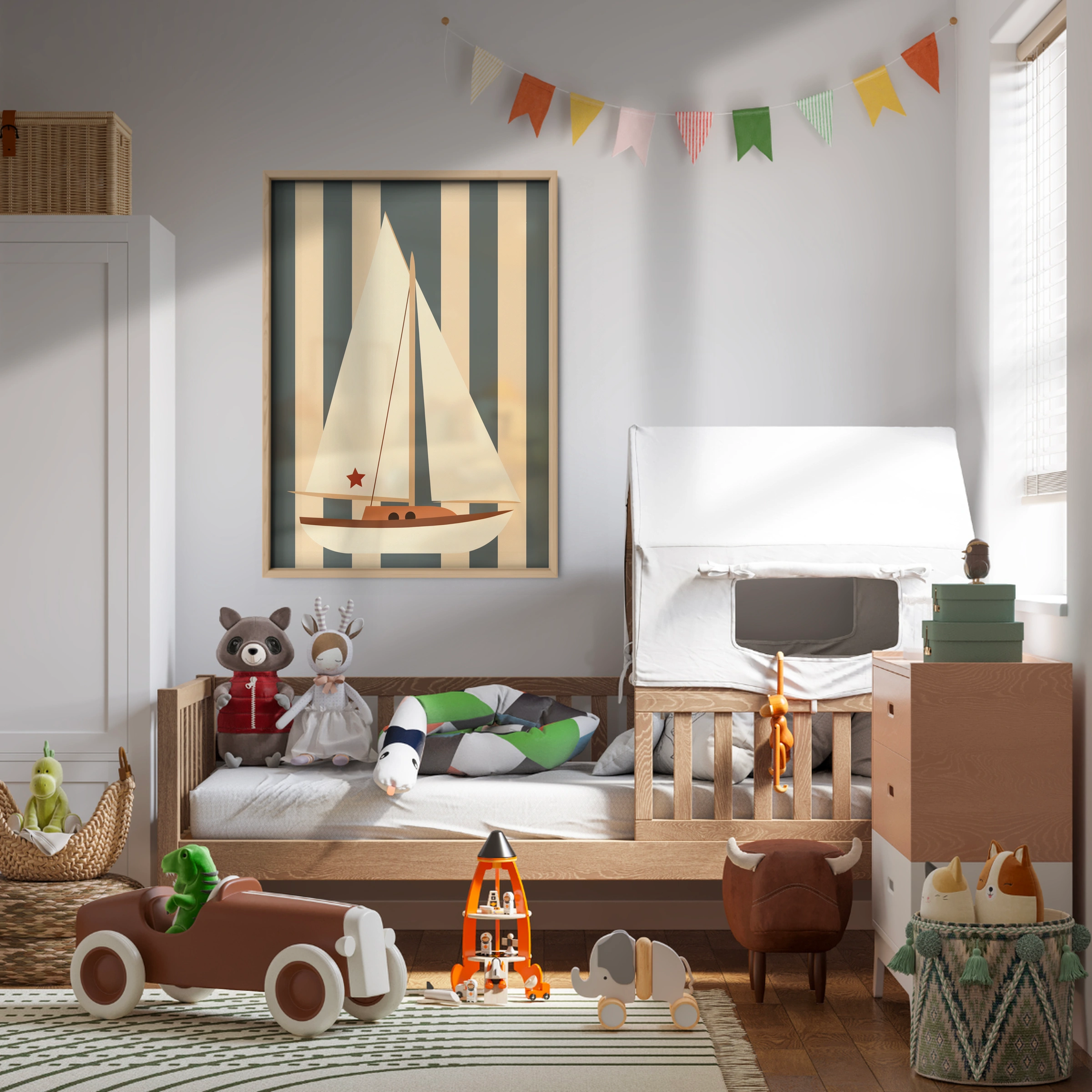 Sailboat Nursery Print