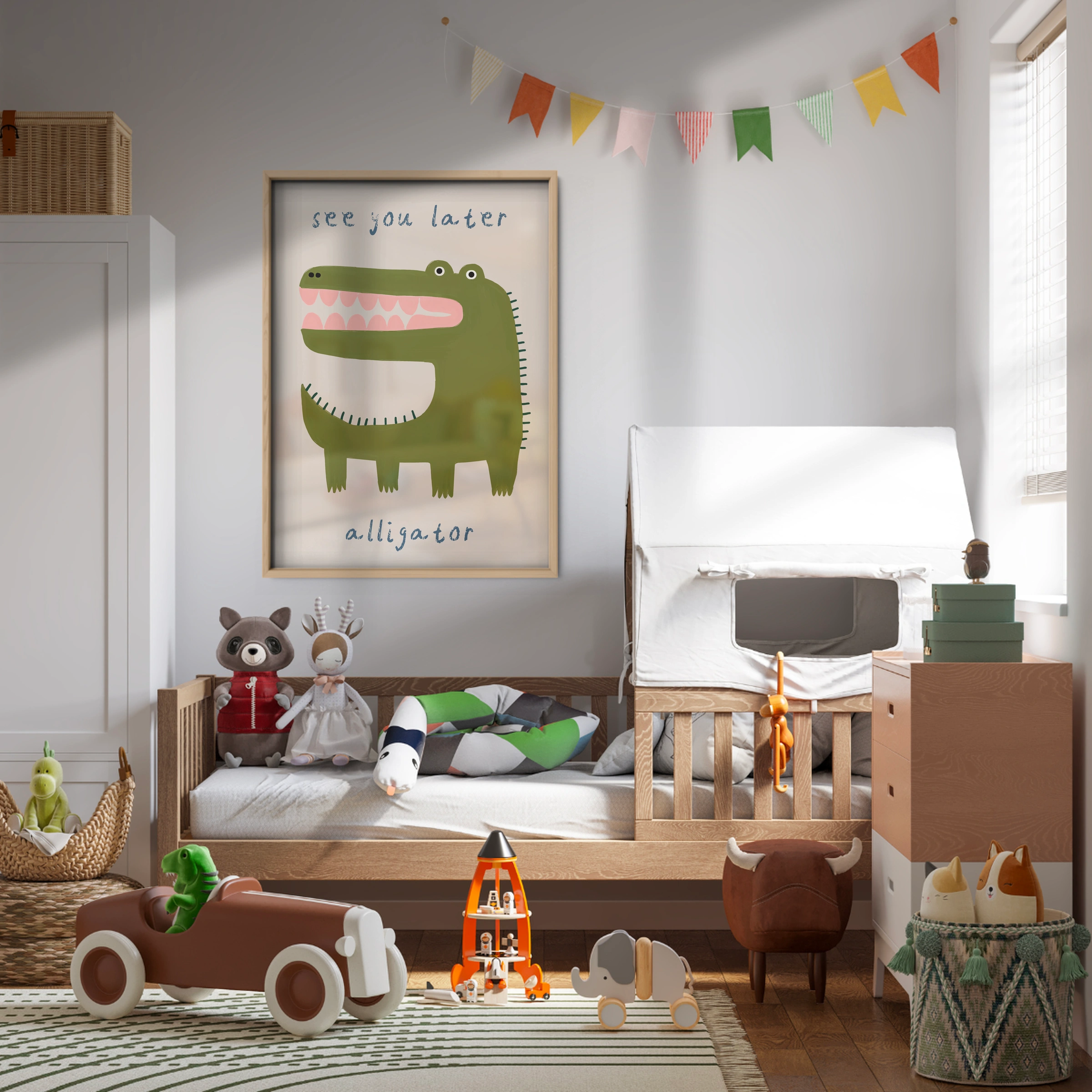 See You Later Alligator Nursery Print