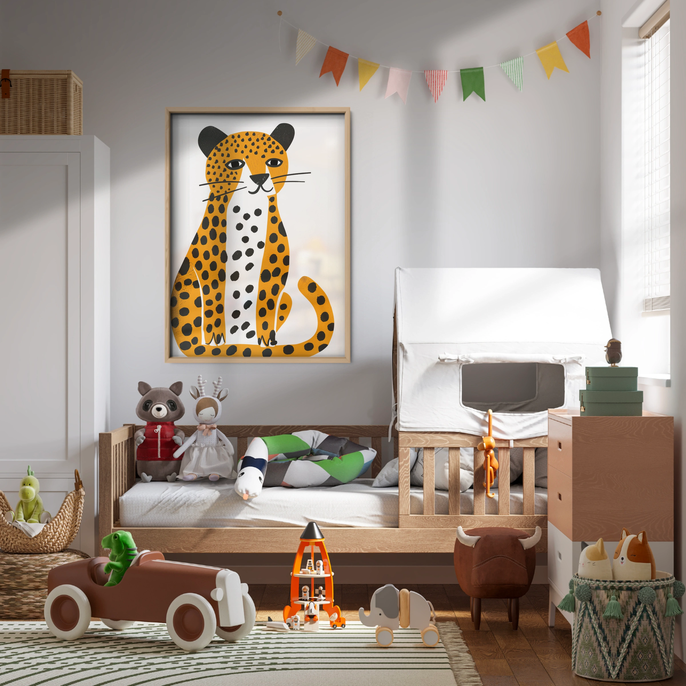 Spotted Leopard Nursery Print